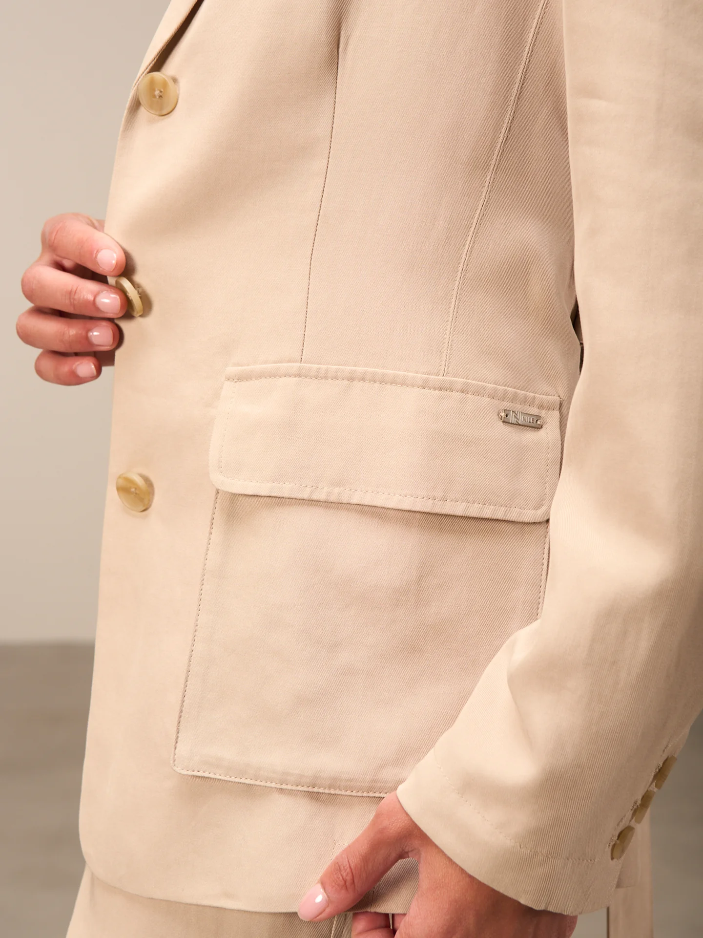 Blazer mit Gürtel - Image 3