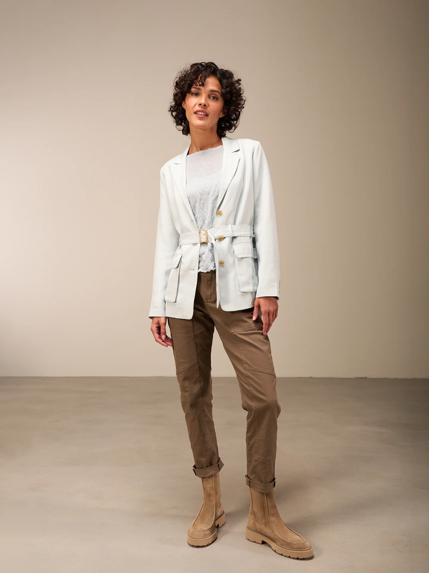 Blazer mit Gürtel - Image 9