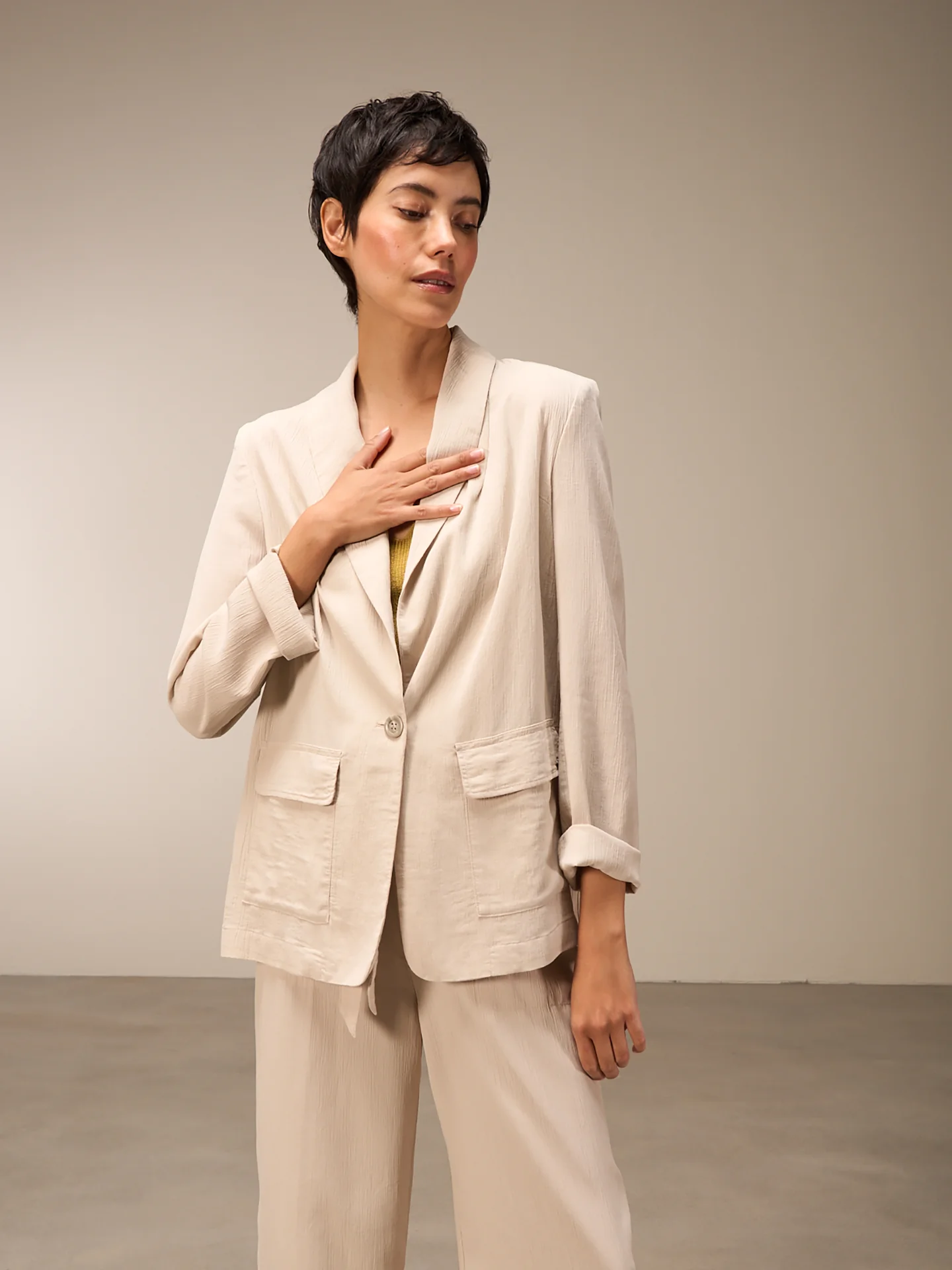 Blazer mit Schalkragen - Image 4