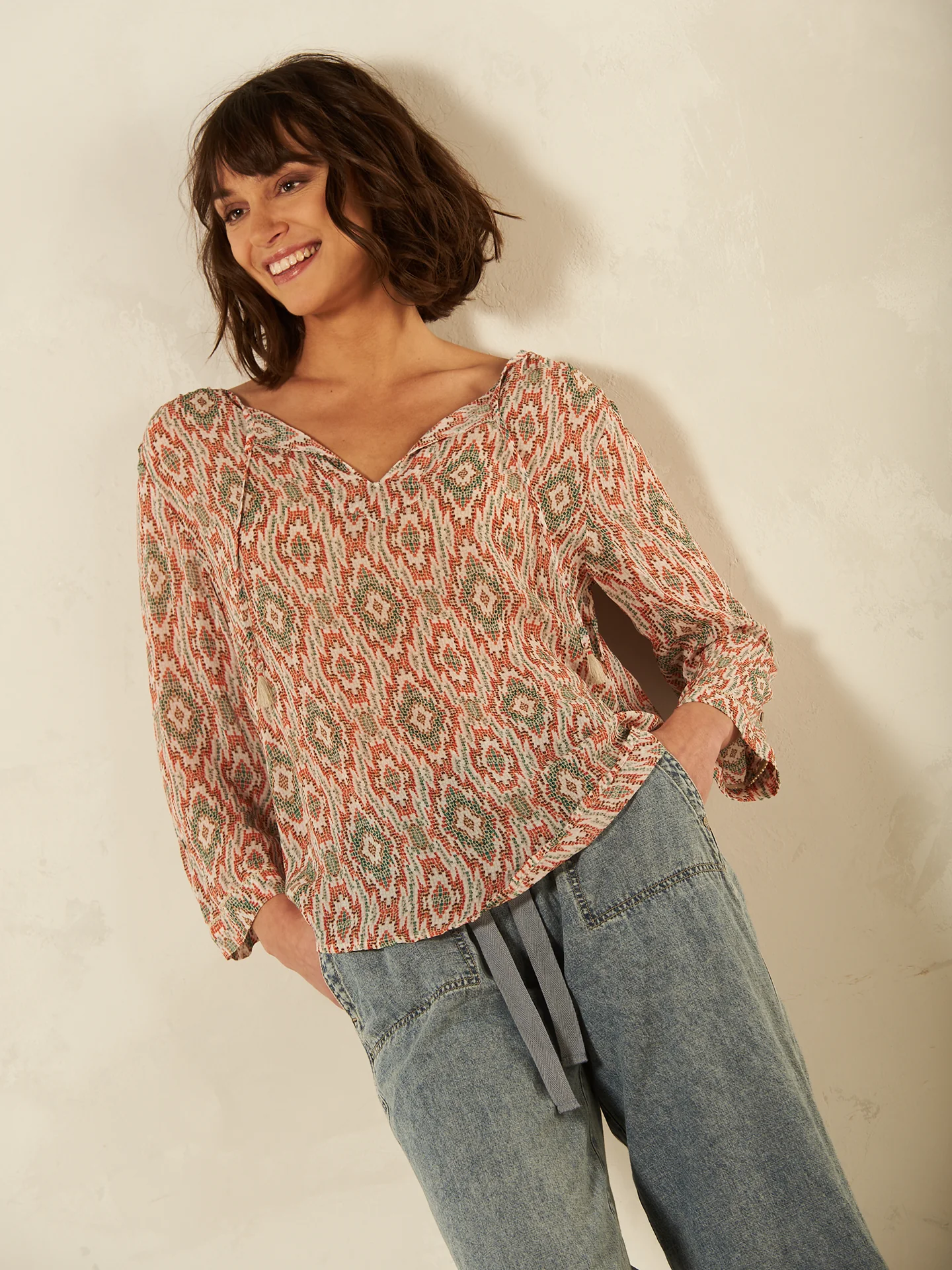 Bluse mit Druck - Image 7