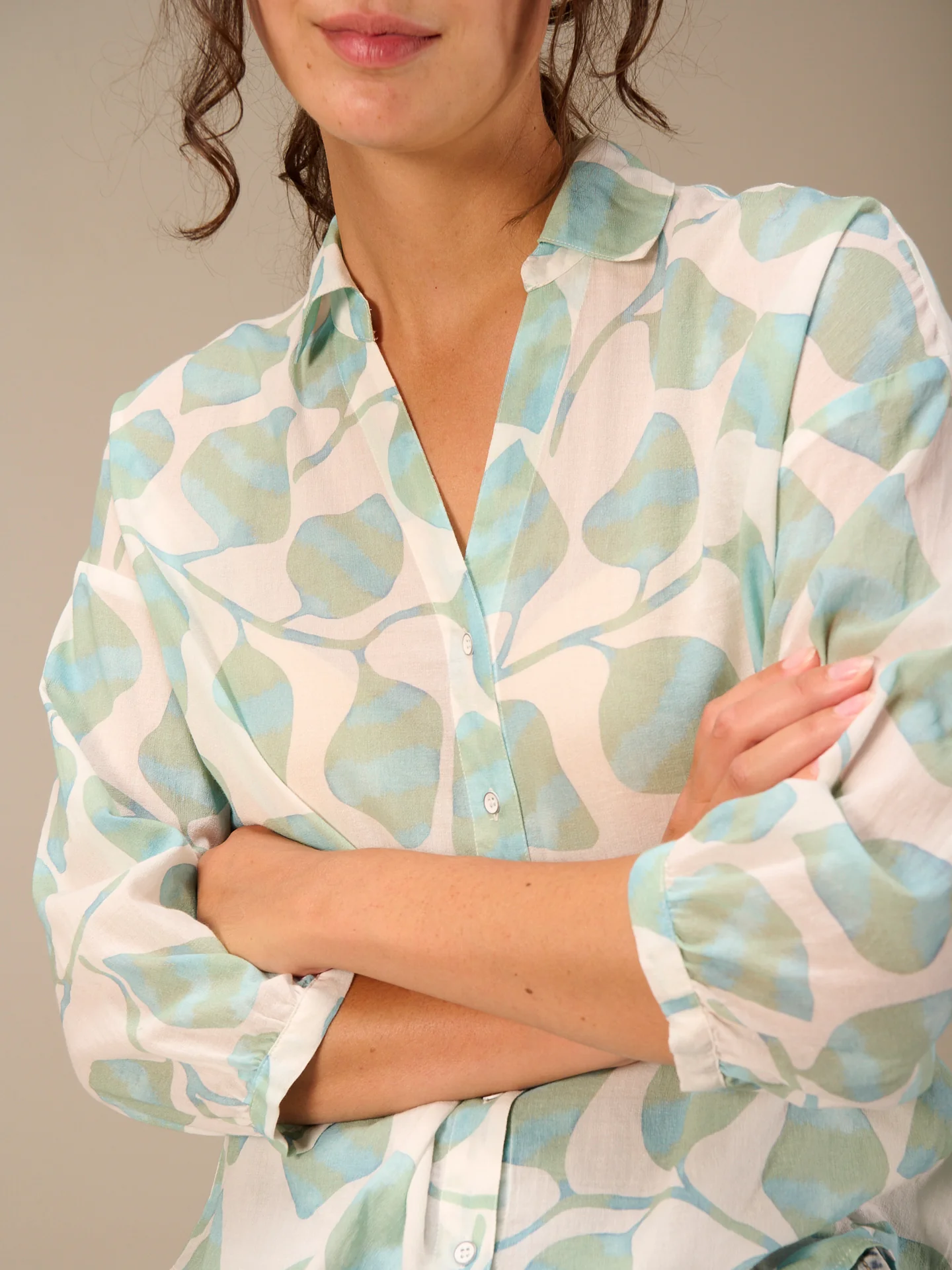 Bluse mit Knopfleiste - Image 9