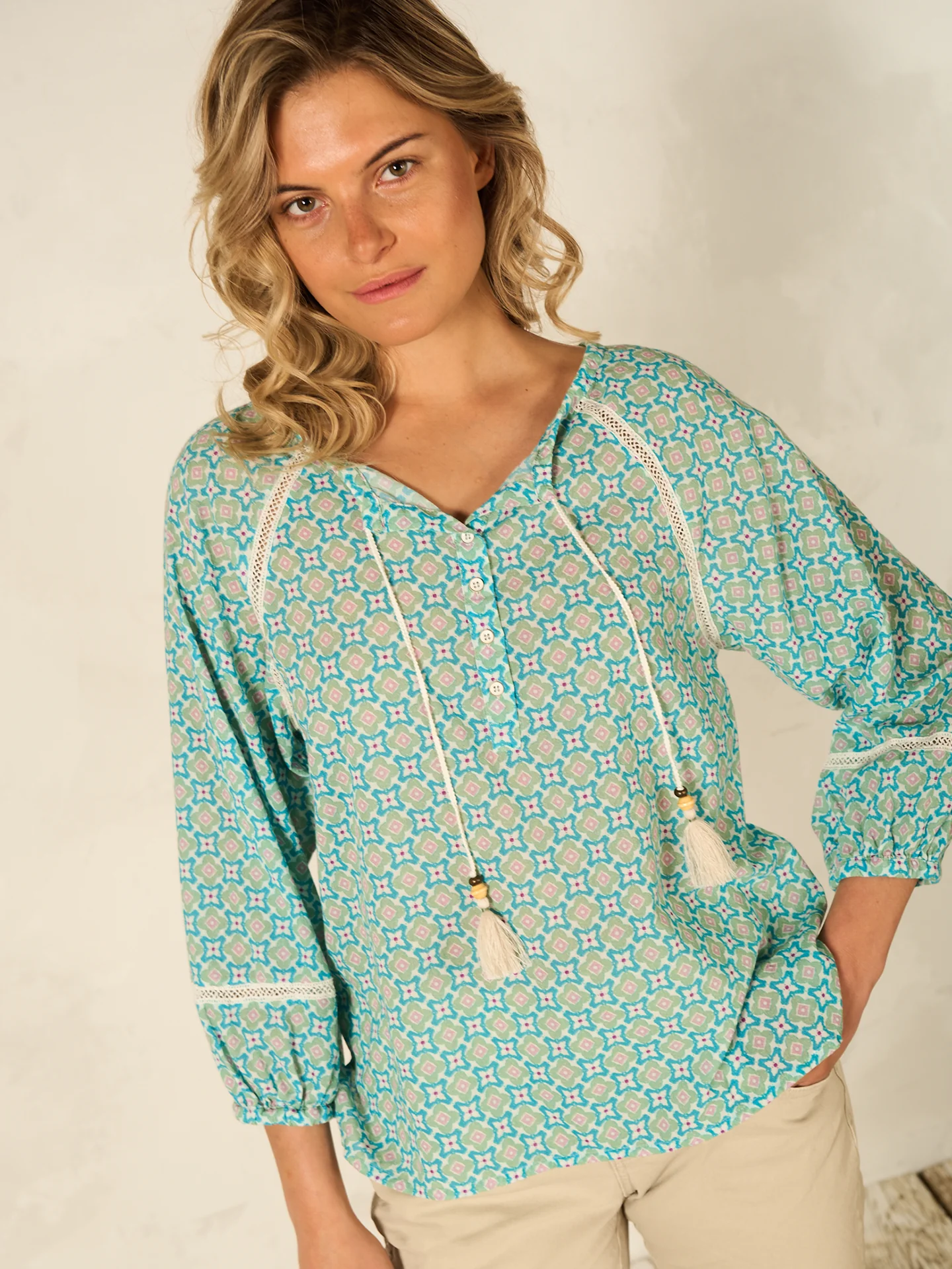 Bluse 3/4-Arm
