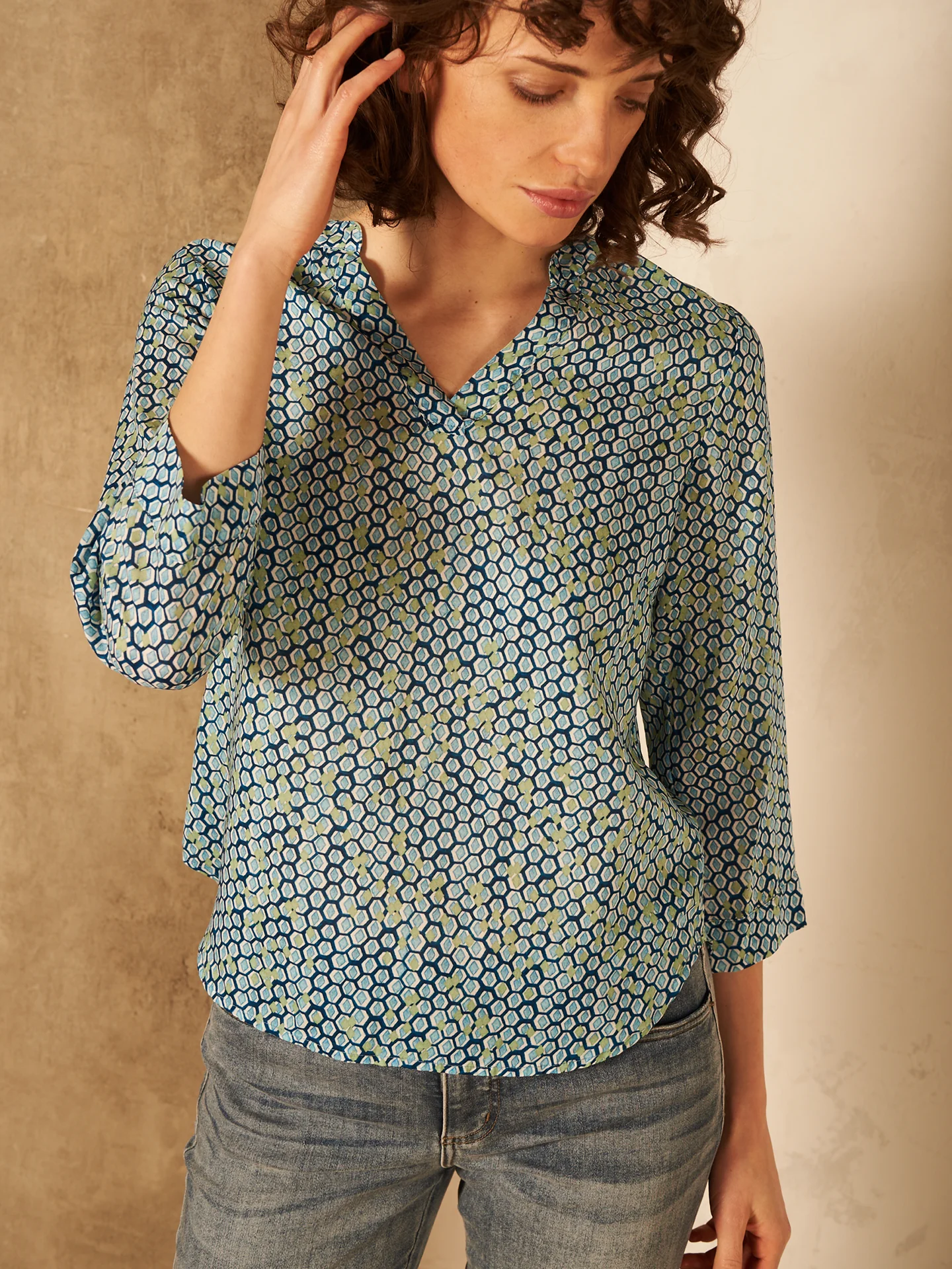 Bluse 3/4-Arm
