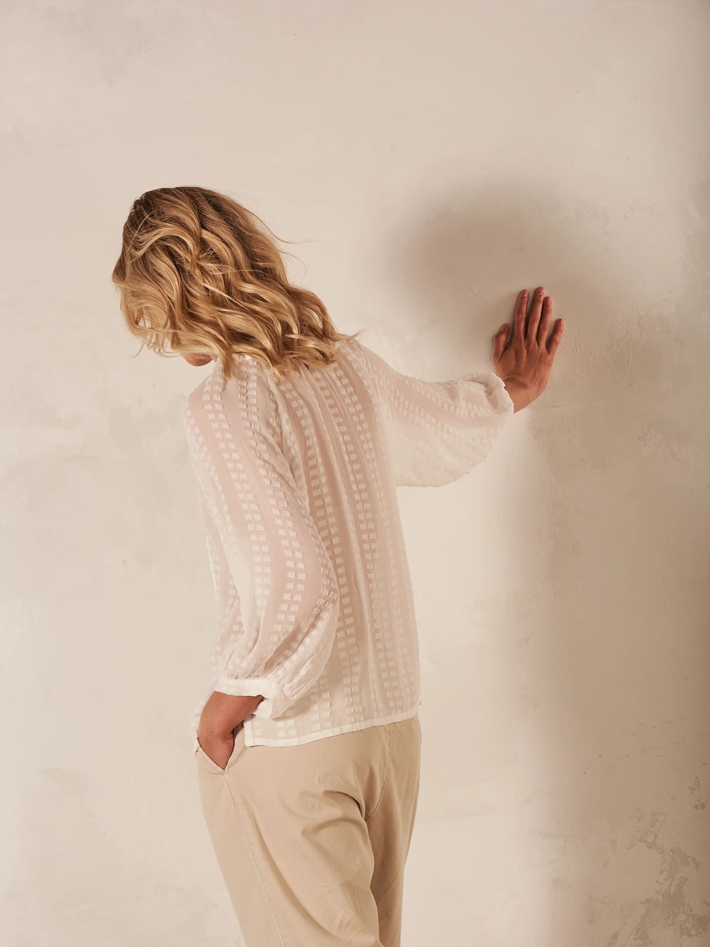 Bluse einfarbig - Image 4