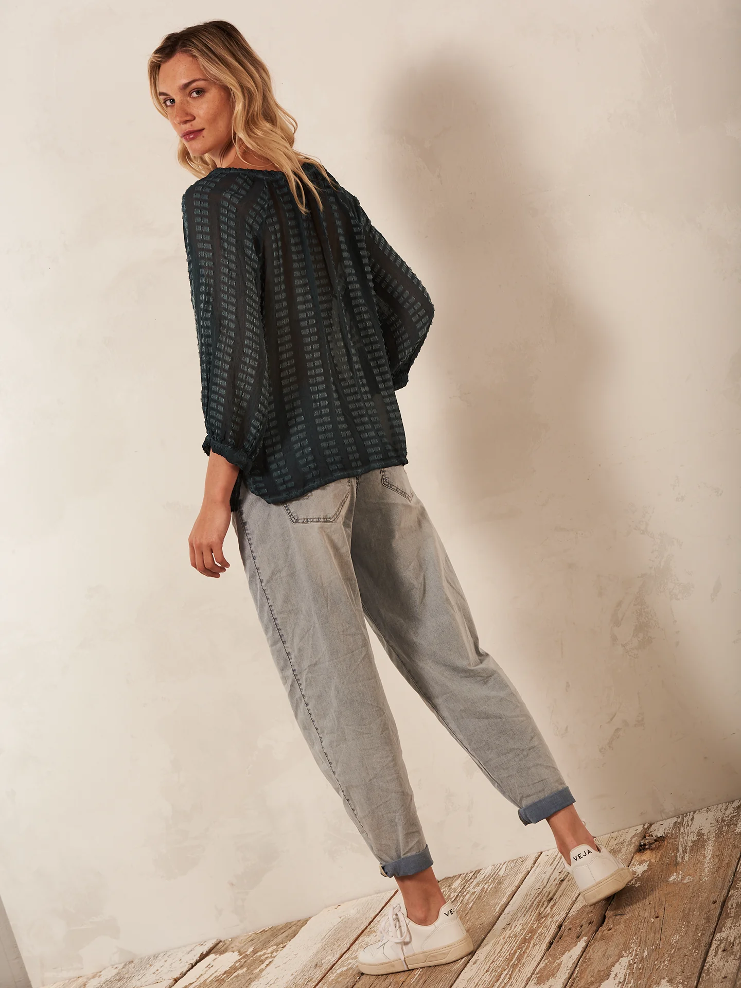 Bluse einfarbig - Image 8