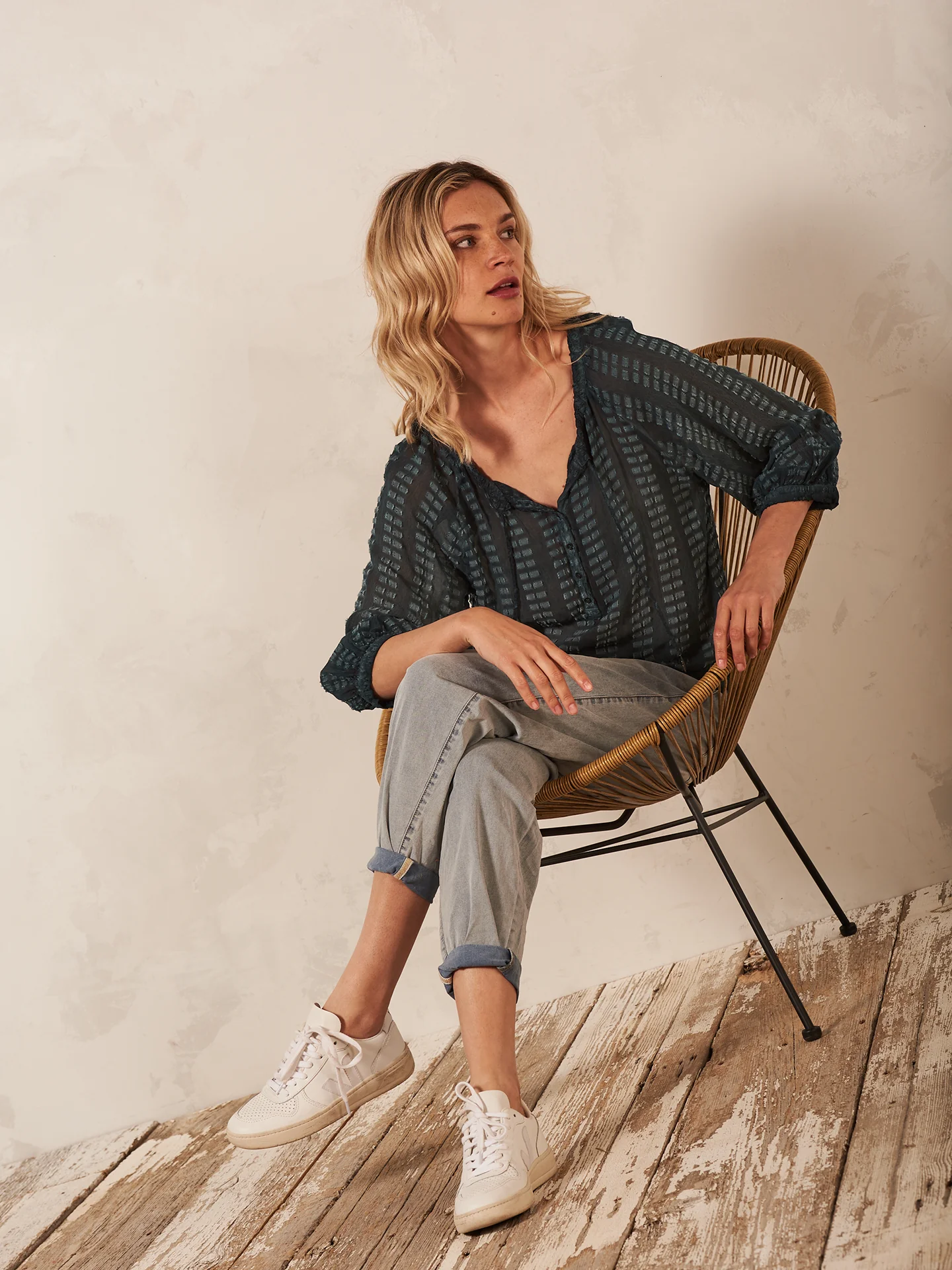 Bluse einfarbig - Image 9