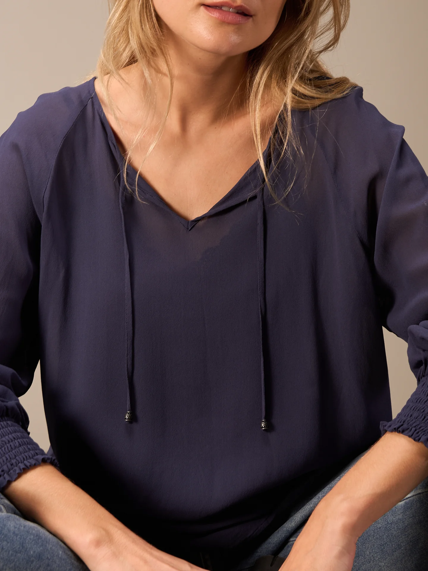 Bluse einfarbig - Image 8