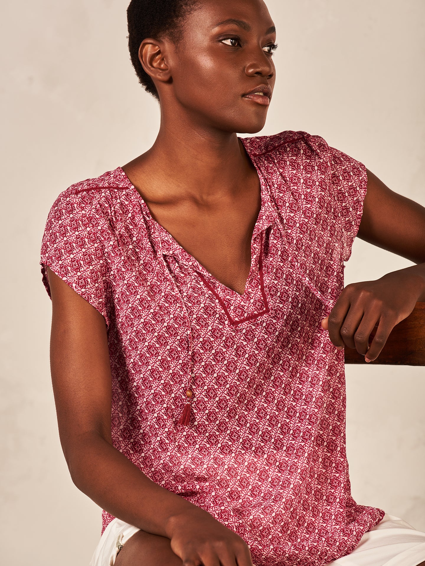 Bluse mit Druck - Image 7
