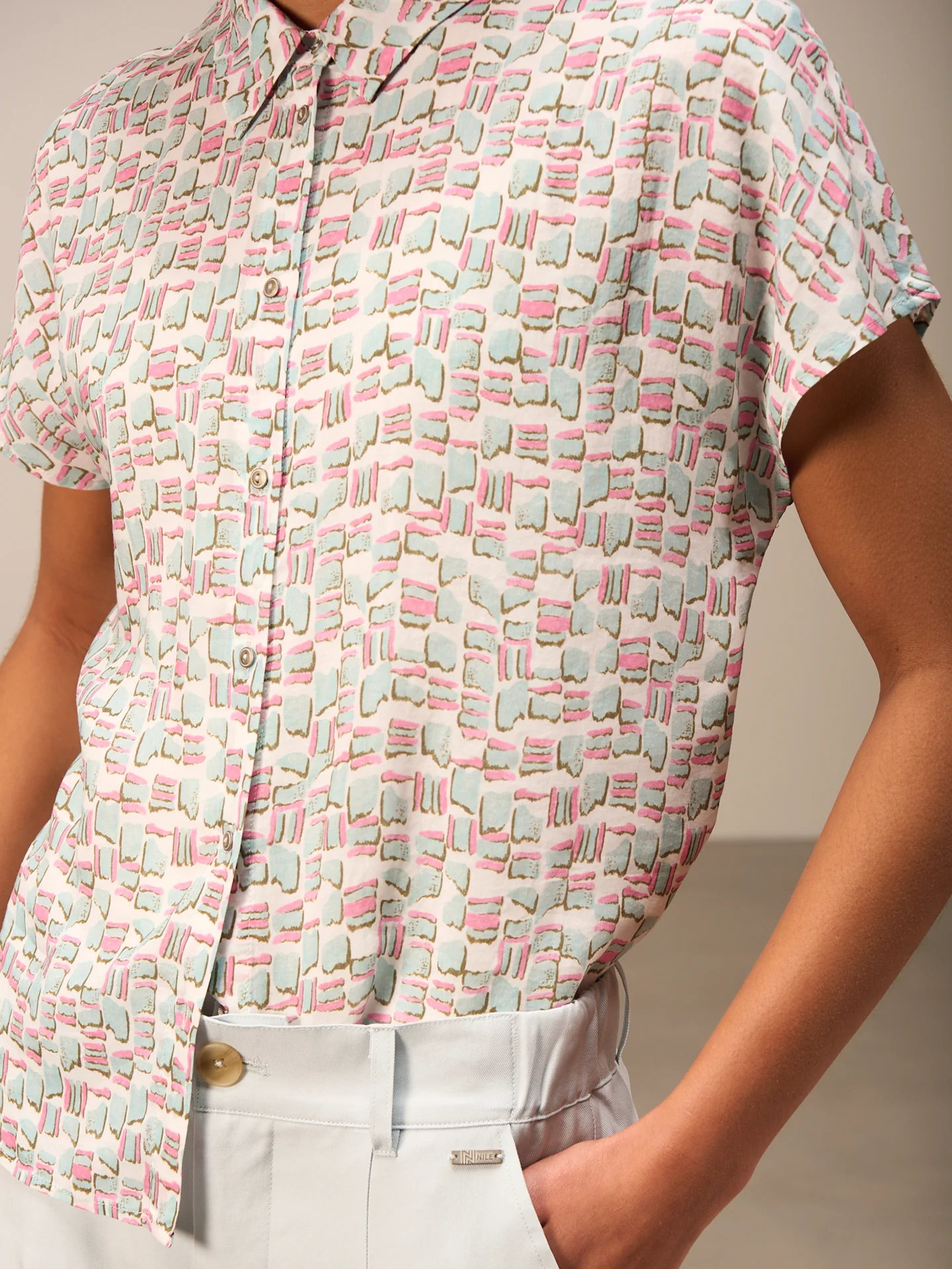 Bluse mit Knopfleiste - Image 3
