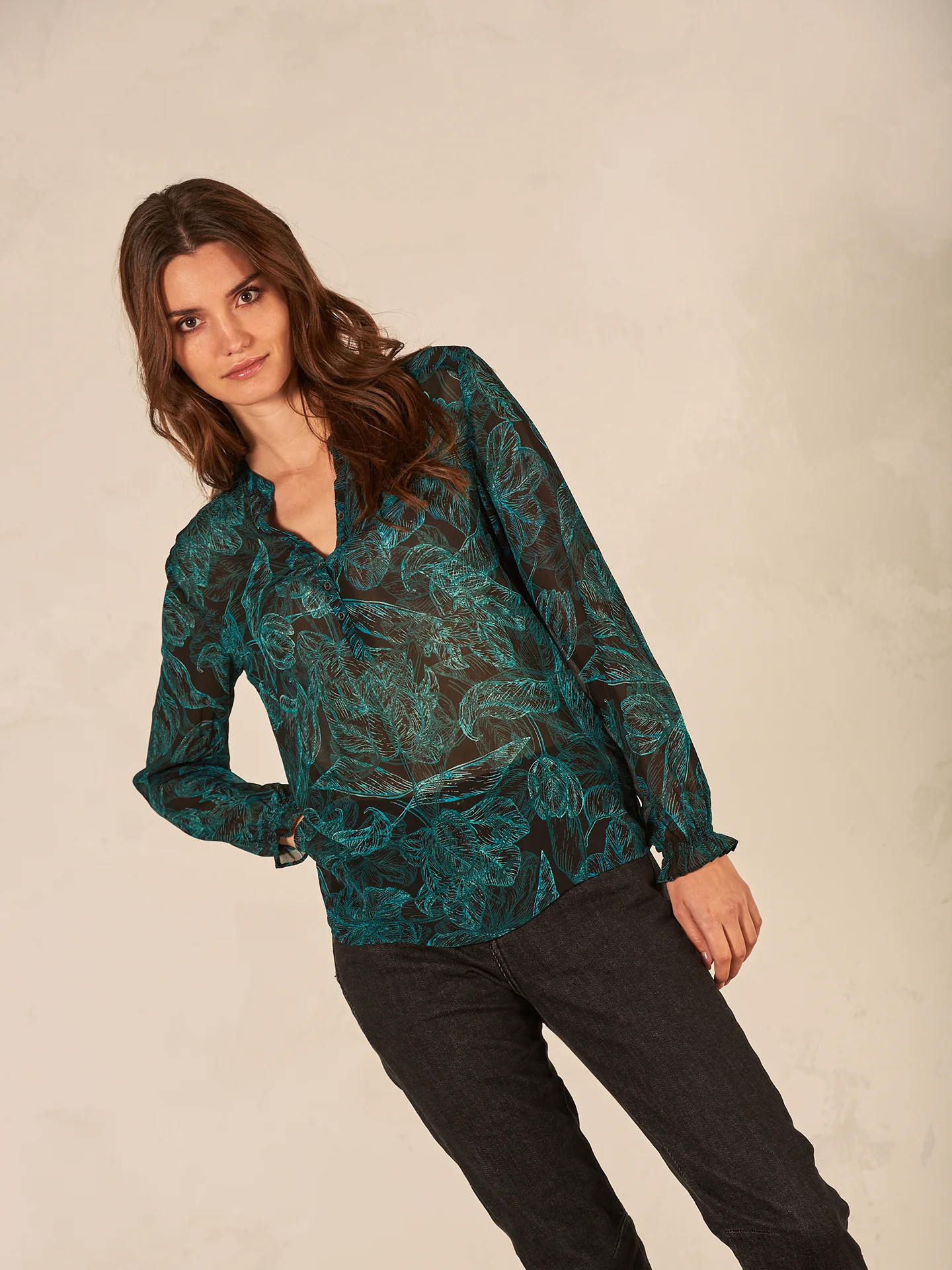 Bluse mit Knopfleiste - Image 12