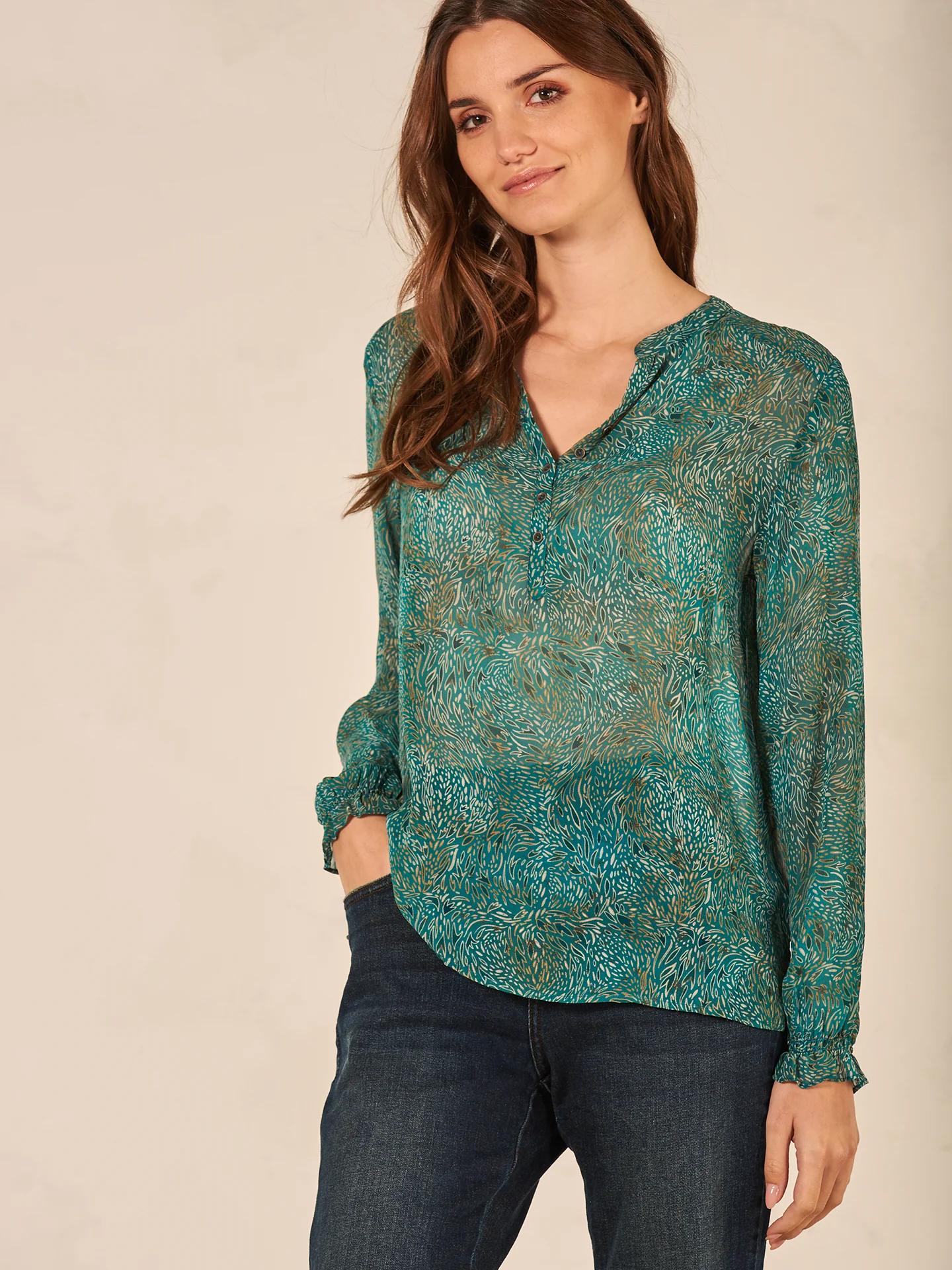 Bluse mit Knopfleiste - Image 16