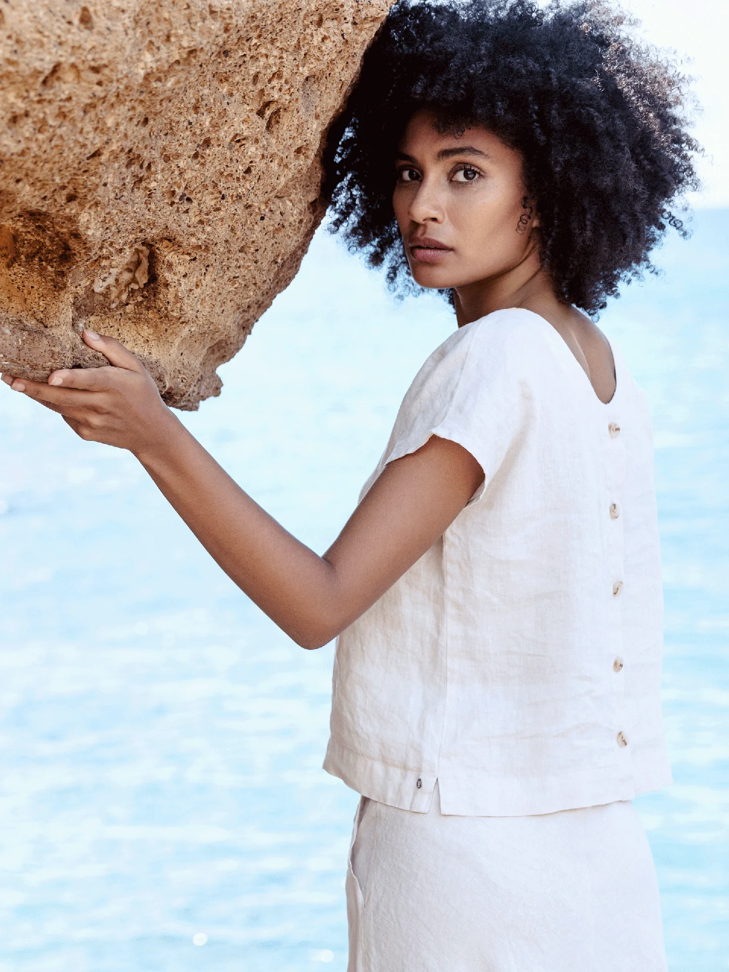 Bluse mit Leinen - Image 10