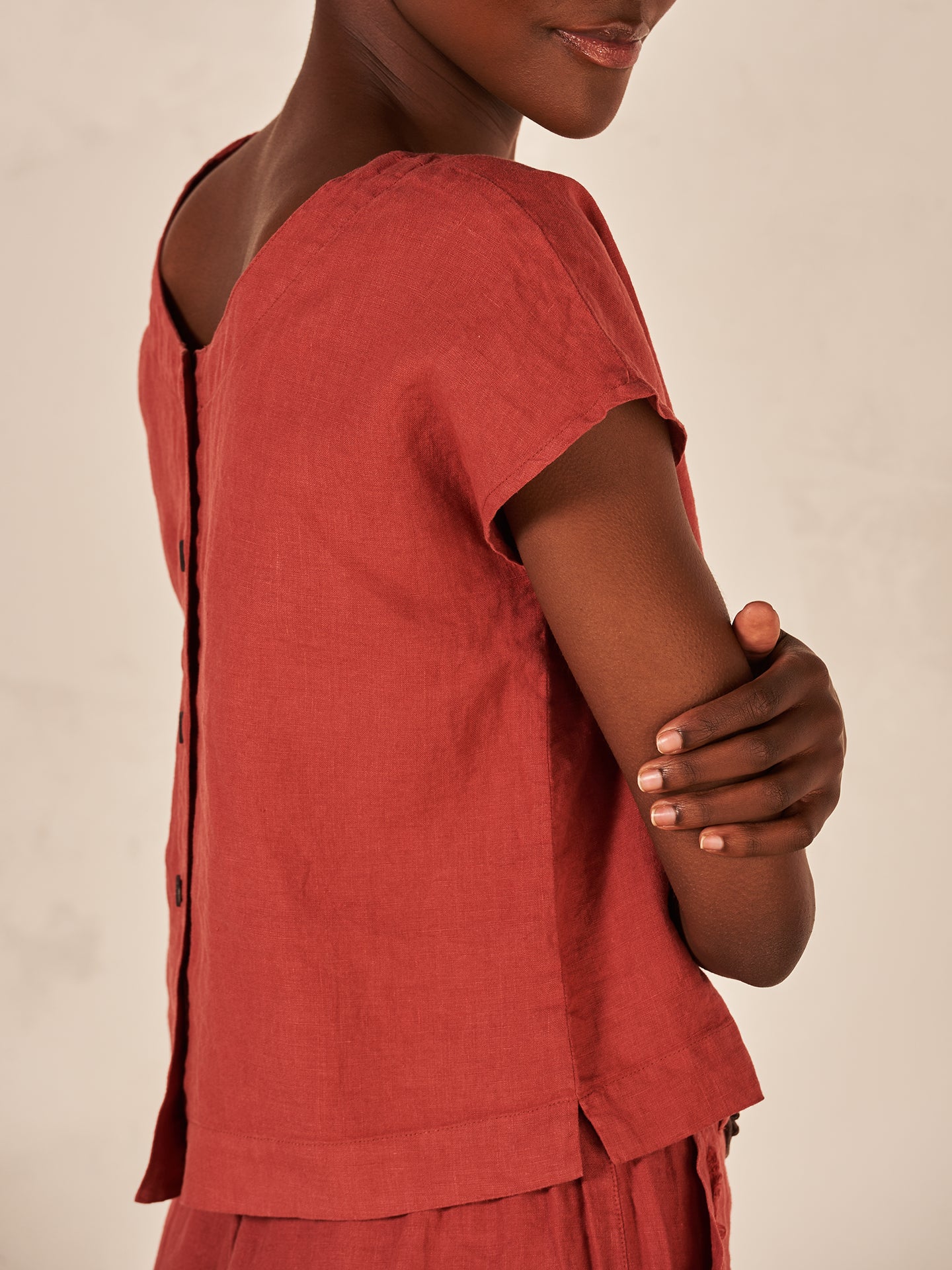 Bluse mit Leinen - Image 24