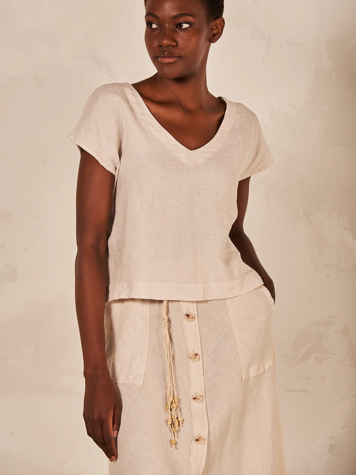 Bluse mit Leinen - Image 6