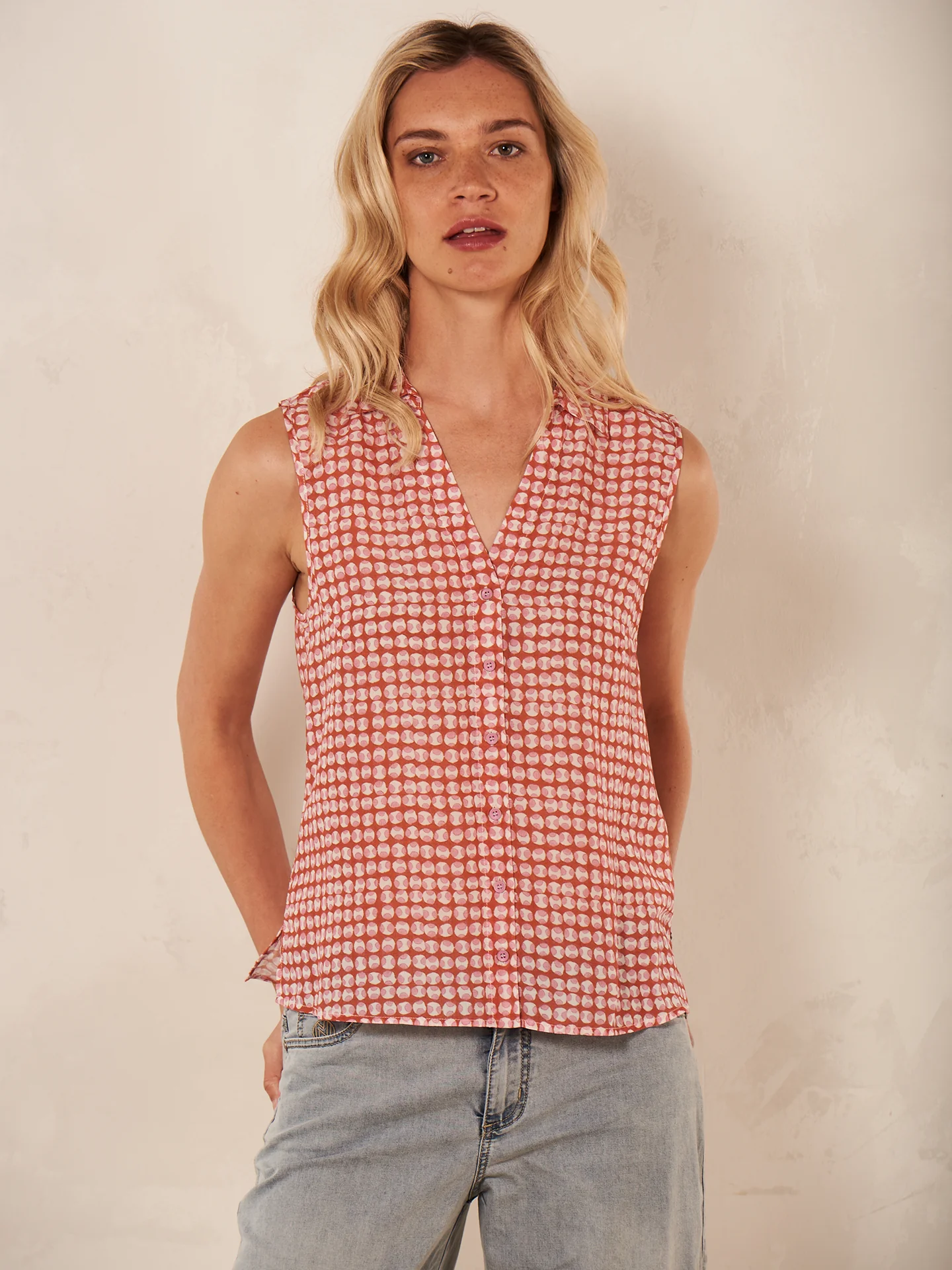 Bluse mit Reverskragen - Image 7