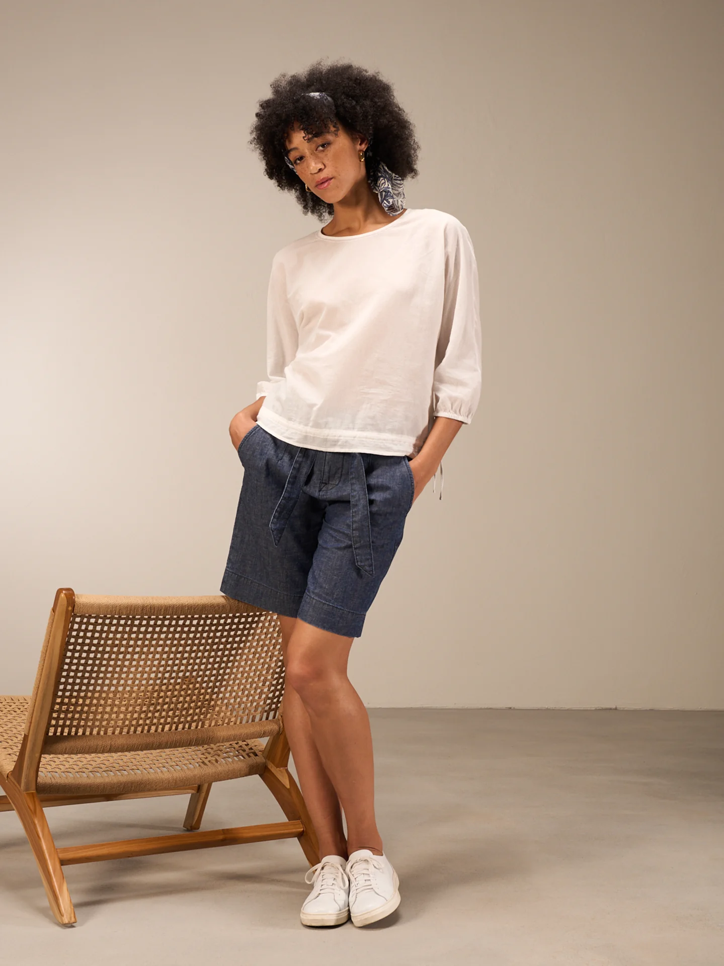 Bluse mit Rundhals - Image 4