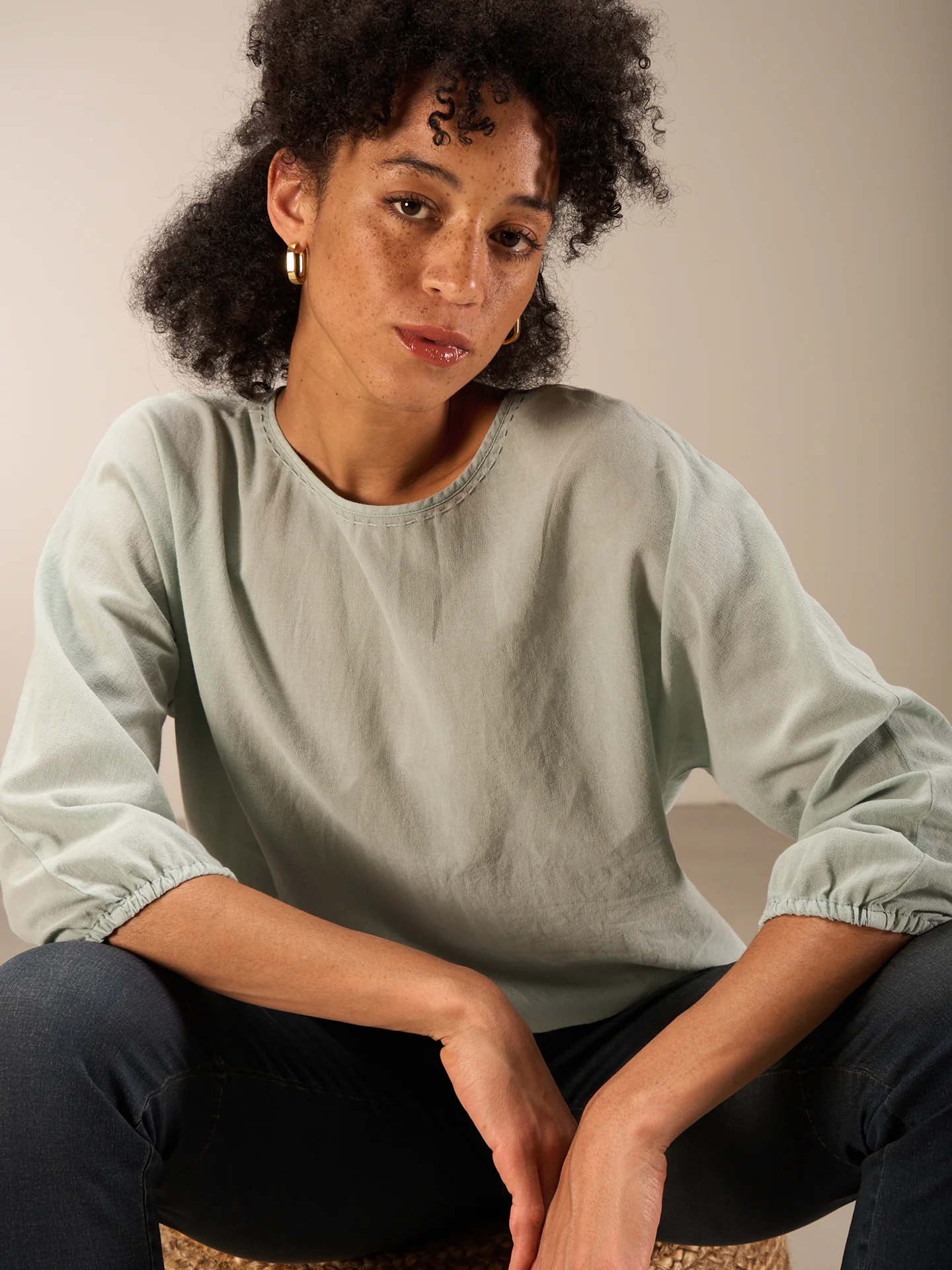 Bluse mit Rundhals - Image 7