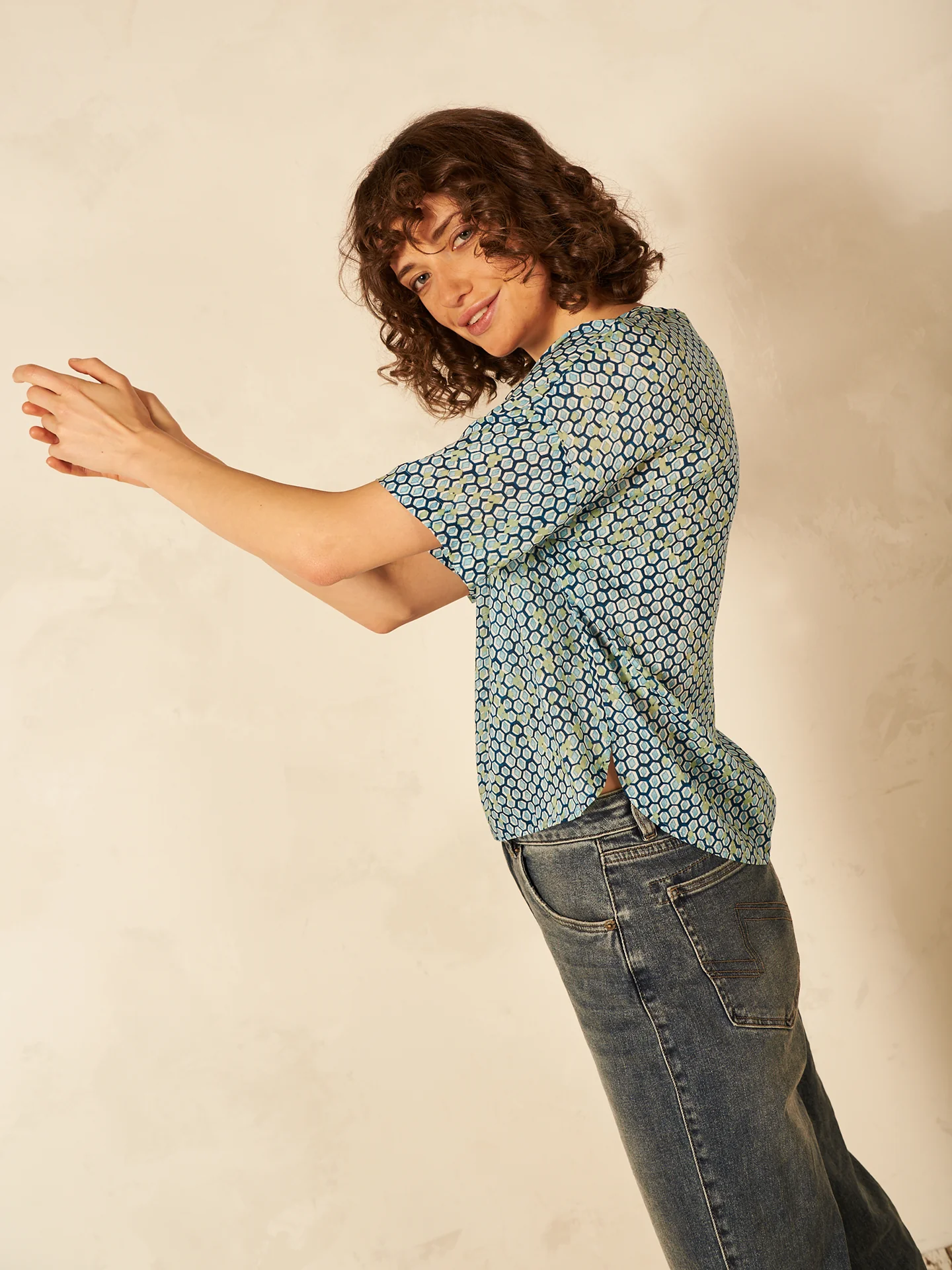 Bluse mit Rundhals - Image 2