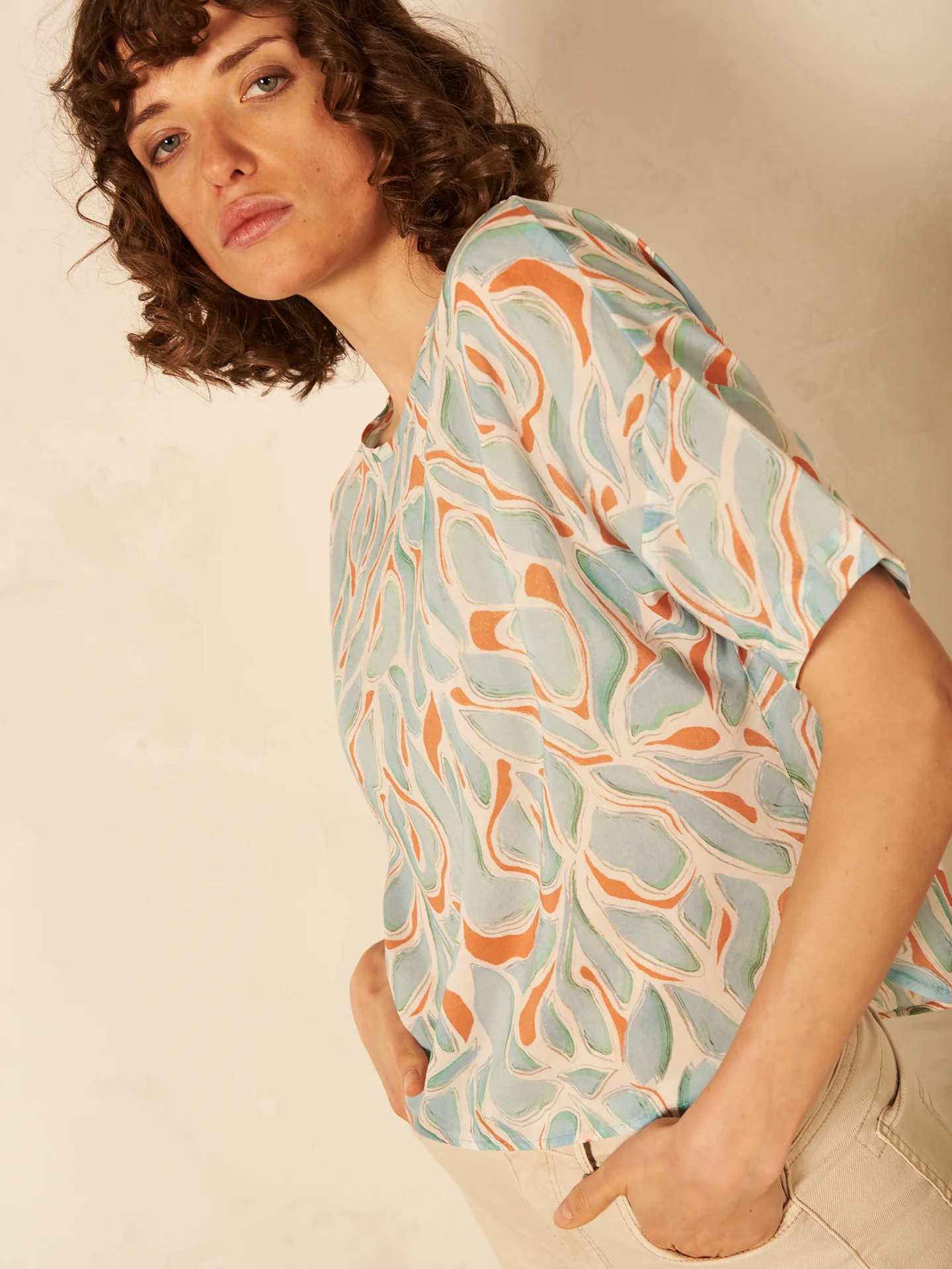 Bluse mit Rundhals - Image 8