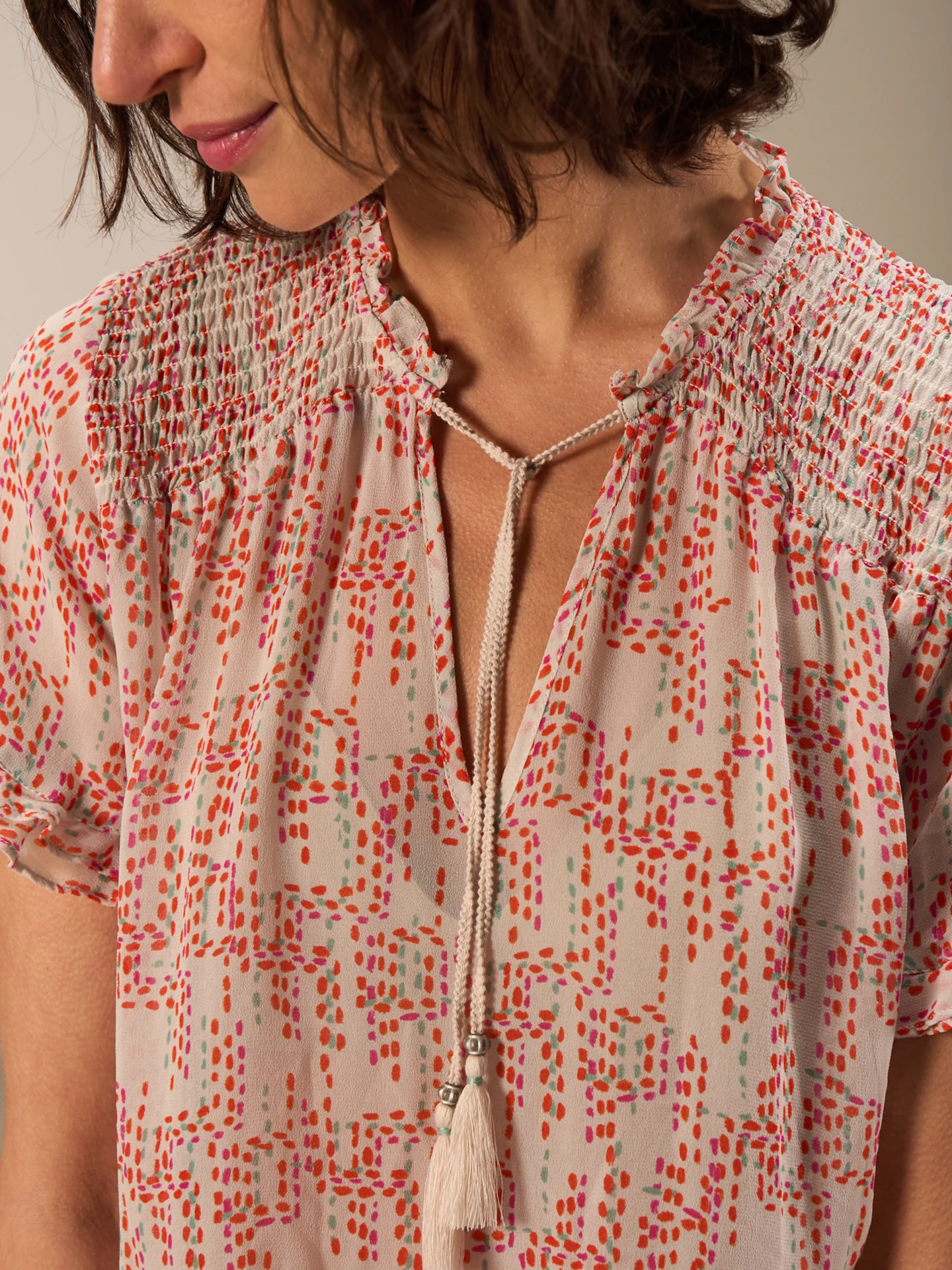 Bluse mit Rüschendetail - Image 4