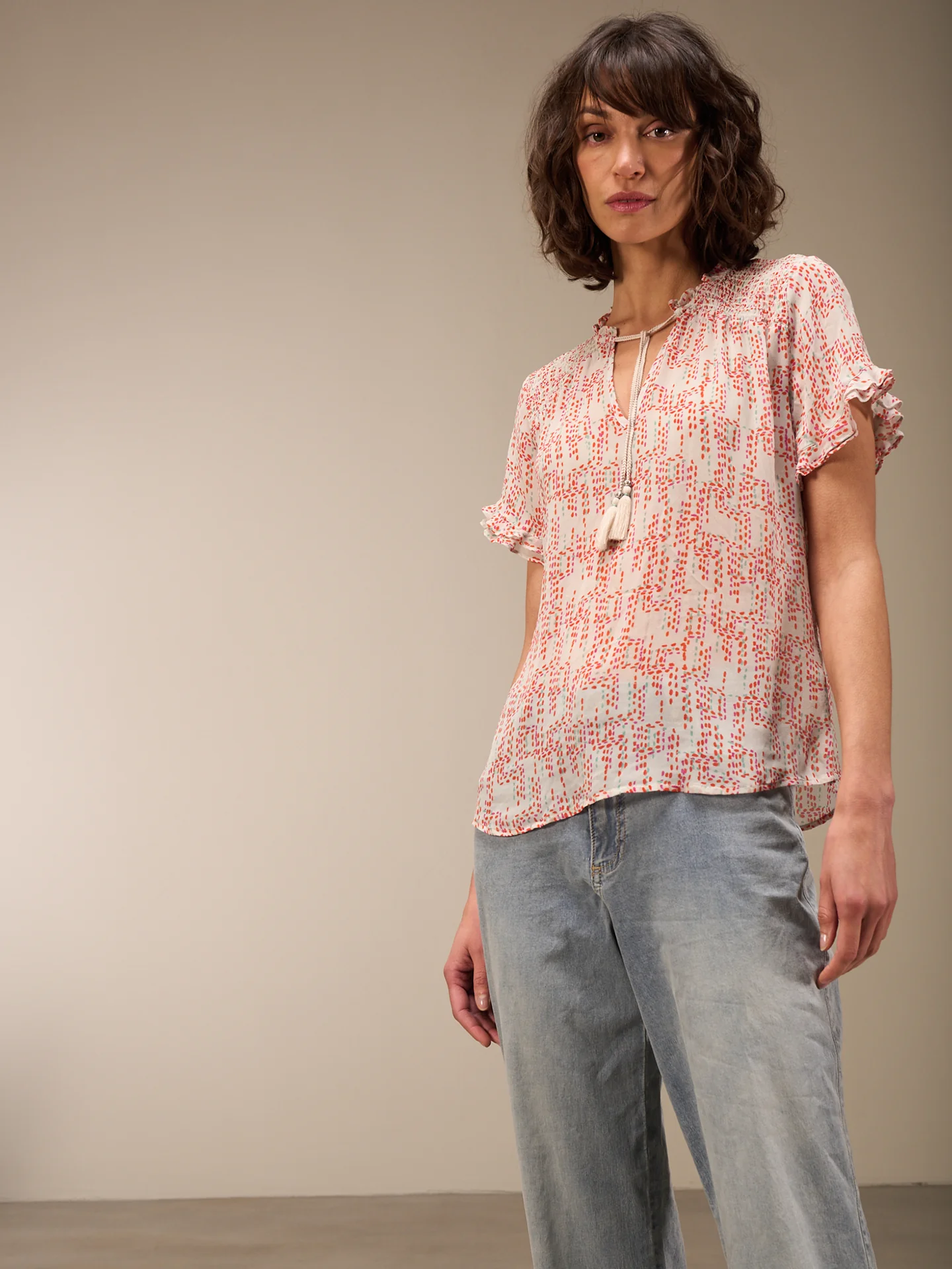 Bluse mit Rüschendetail - Image 5