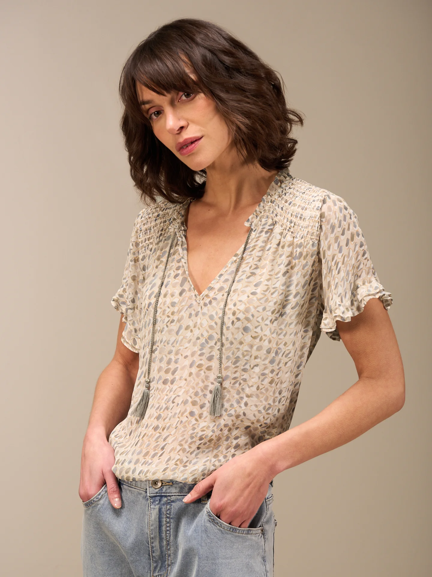 Bluse mit Rüschendetail - Image 7
