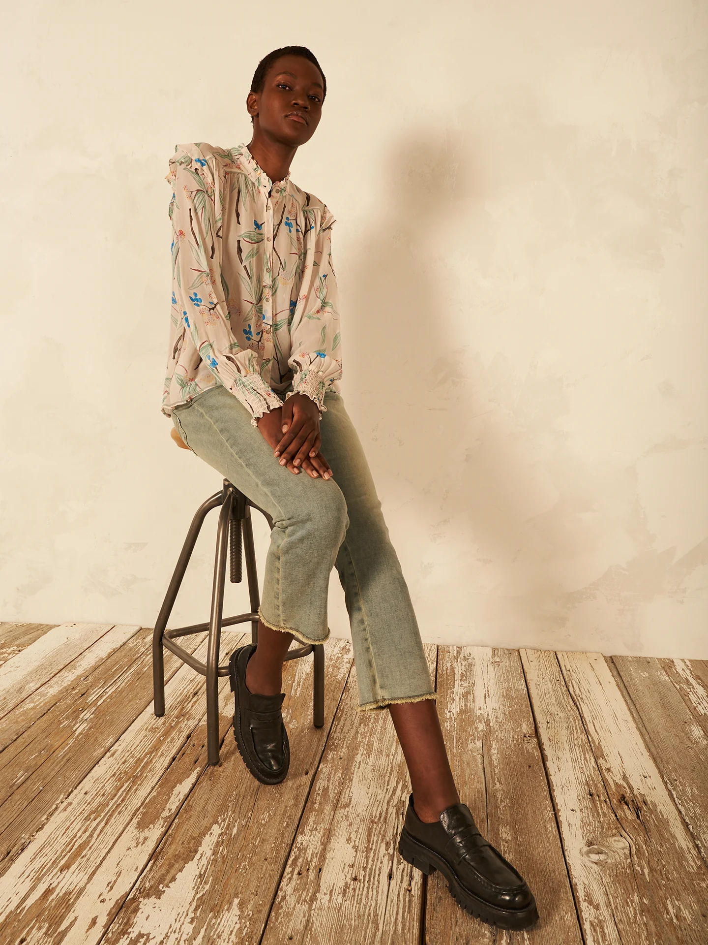 Bluse mit Rüschendetail - Image 5