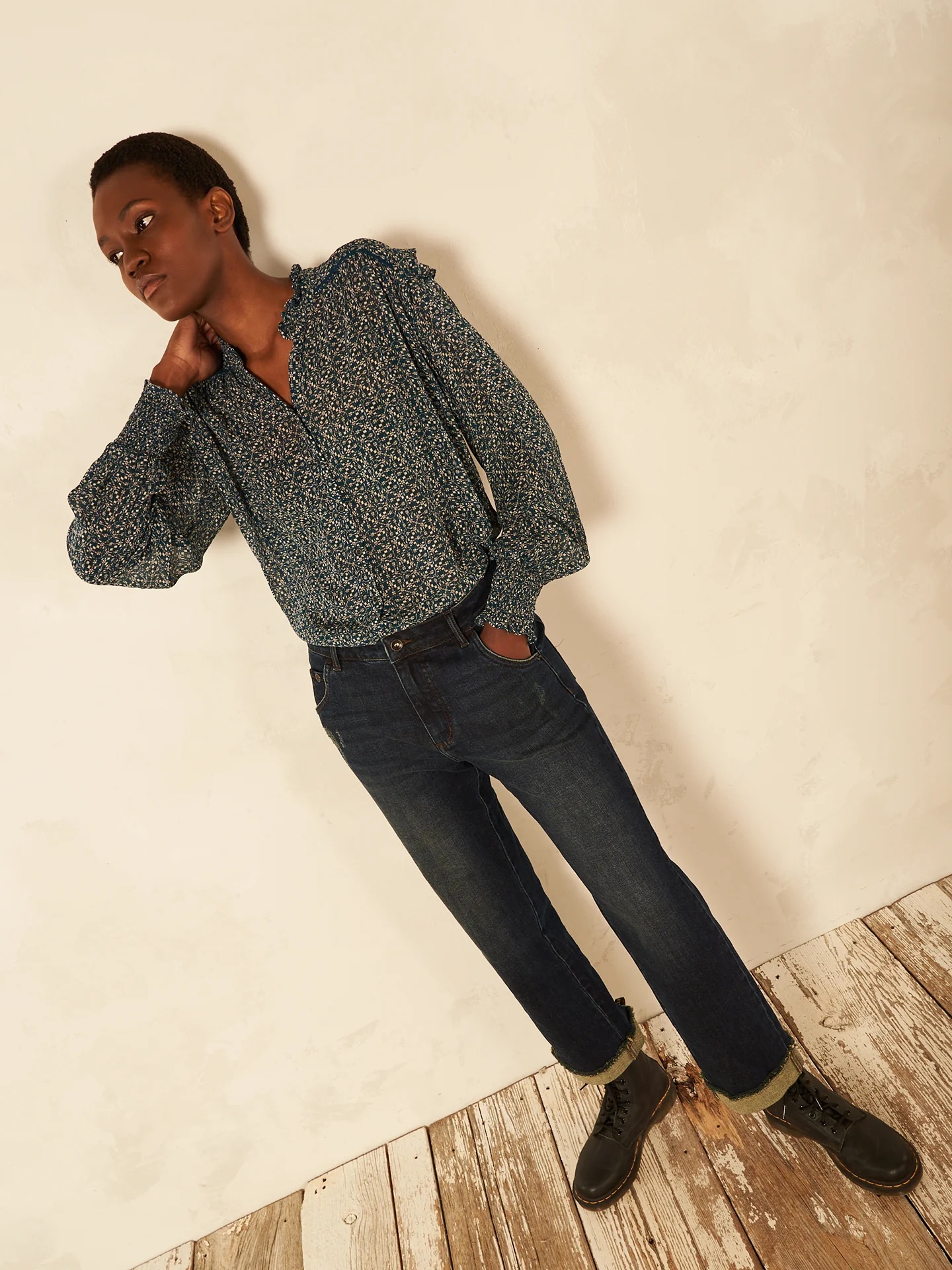 Bluse mit Rüschendetail - Image 9