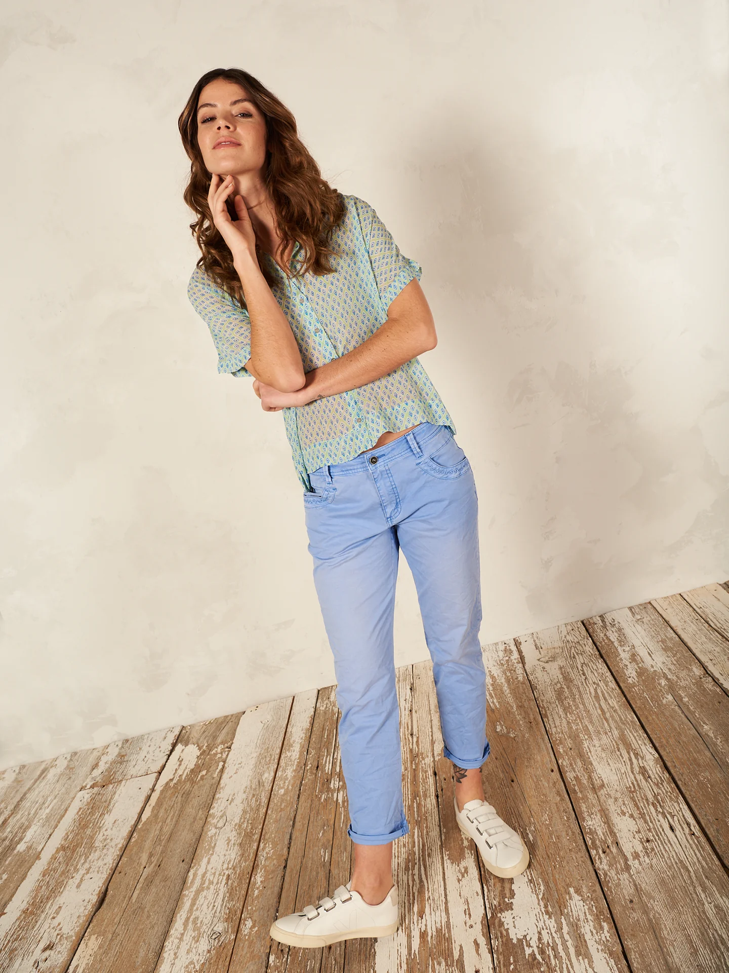 Bluse mit Stehkragen - Image 8