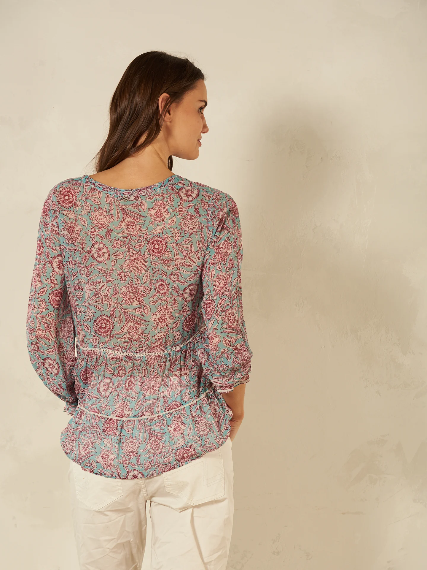 Bluse mit Volant - Image 3