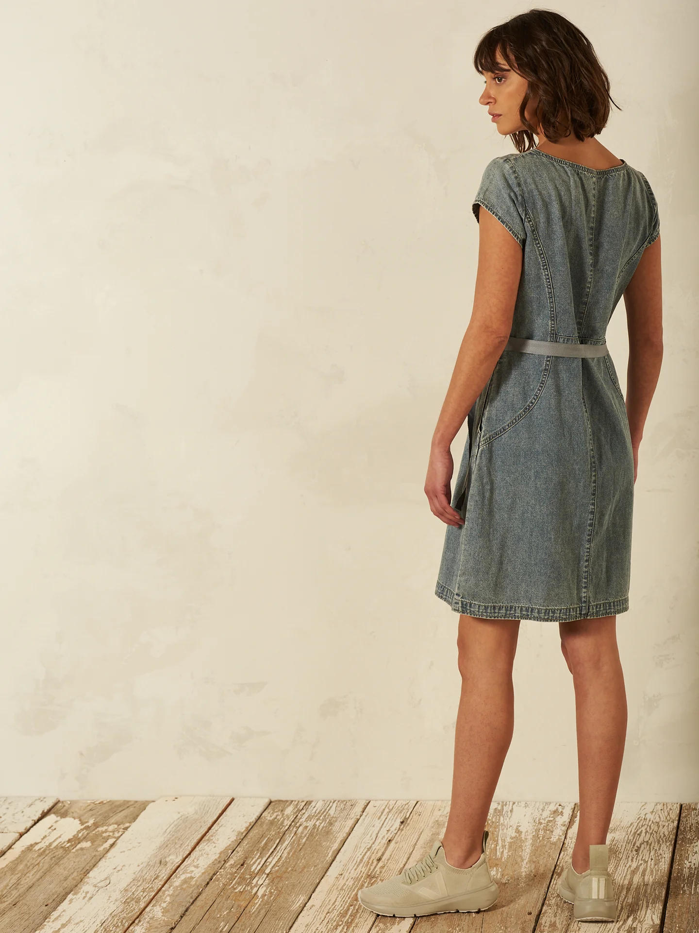 Kleid mit Leinen - Image 8