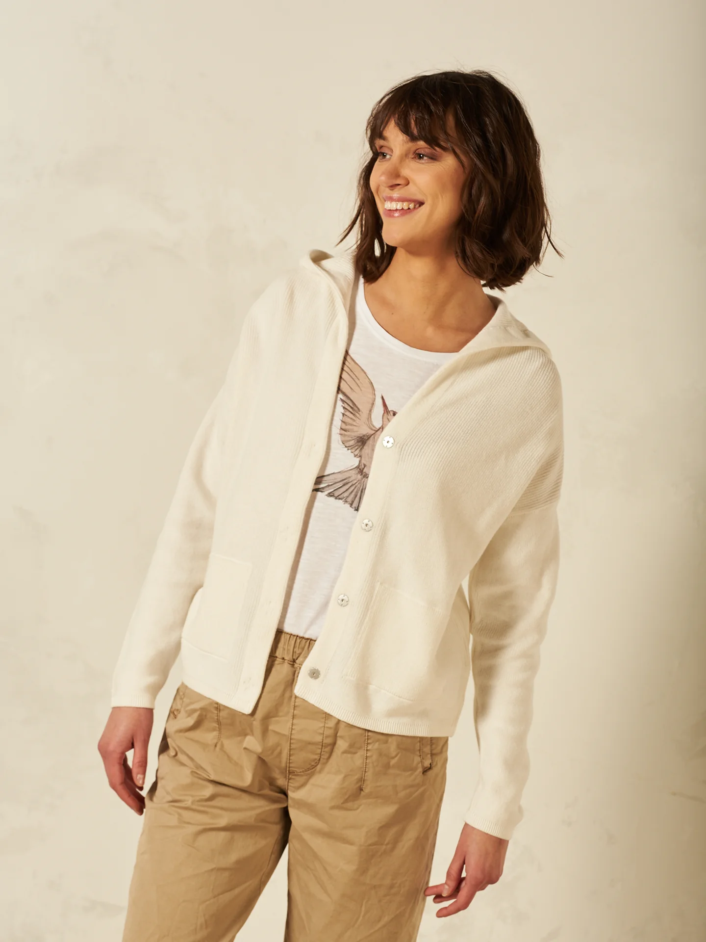 Strickjacke mit Kapuze - Image 11