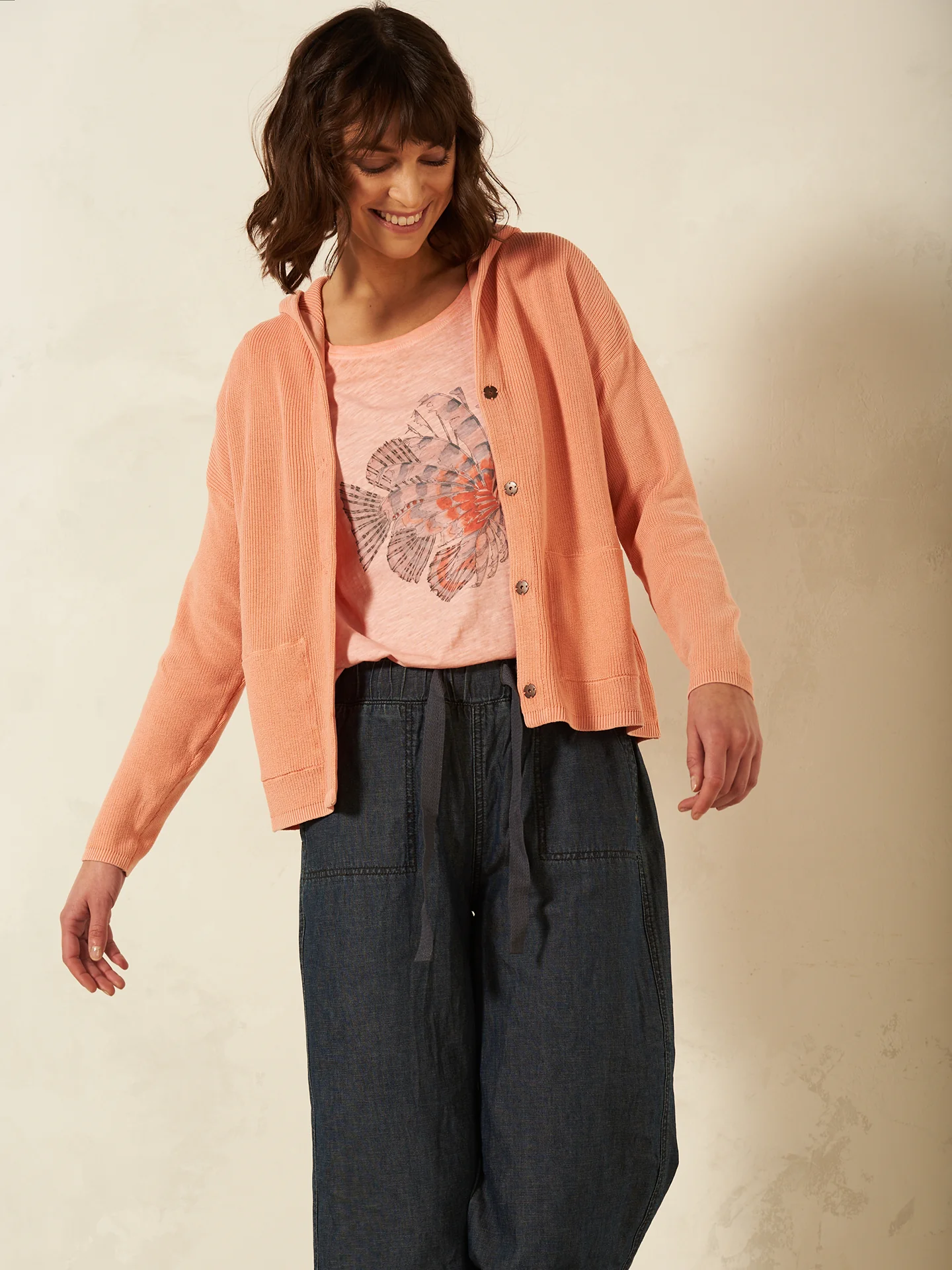 Strickjacke mit Kapuze - Image 17