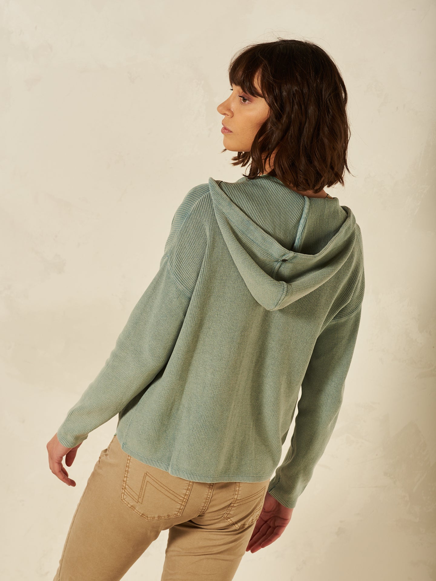 Strickjacke mit Kapuze - Image 3