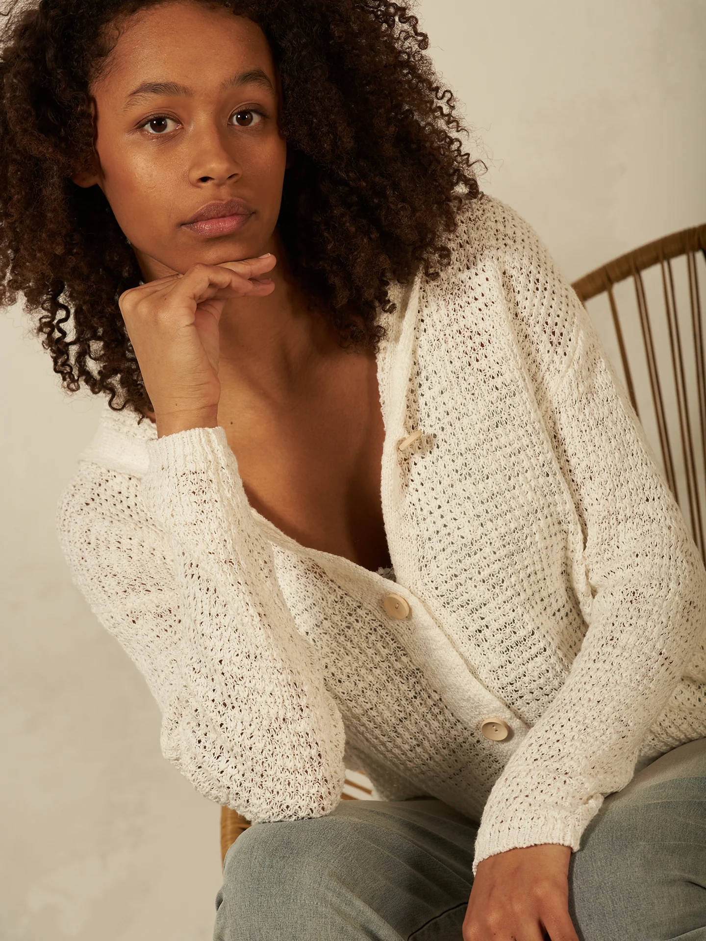 Strickjacke mit Kapuze - Image 13