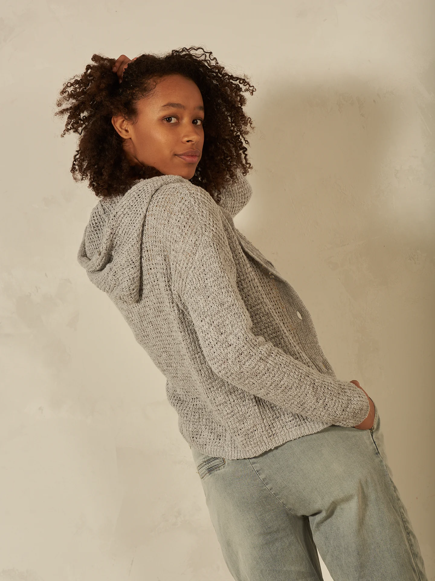 Strickjacke mit Kapuze - Image 20