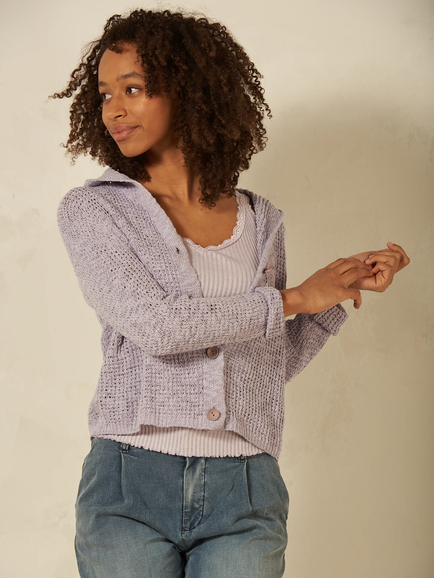 Strickjacke mit Kapuze - Image 6