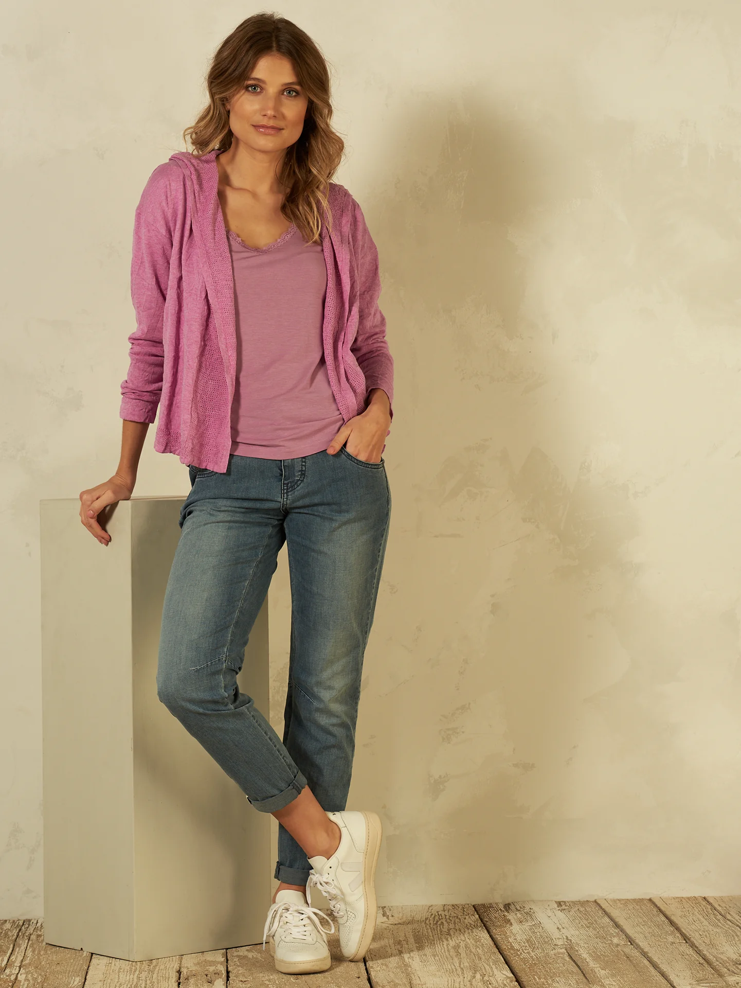 Strickjacke mit Kapuze - Image 15