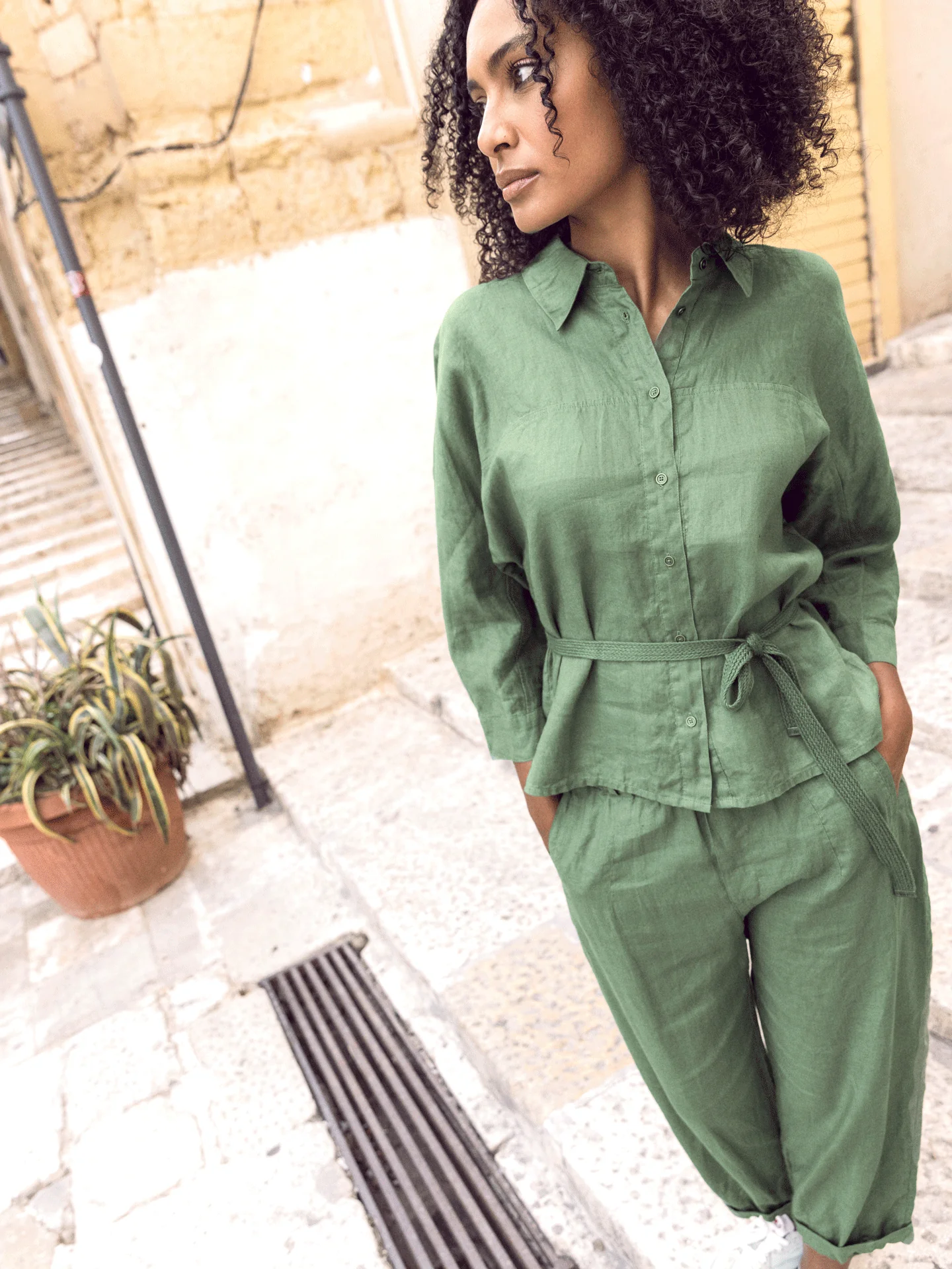 Leinenbluse - Image 5