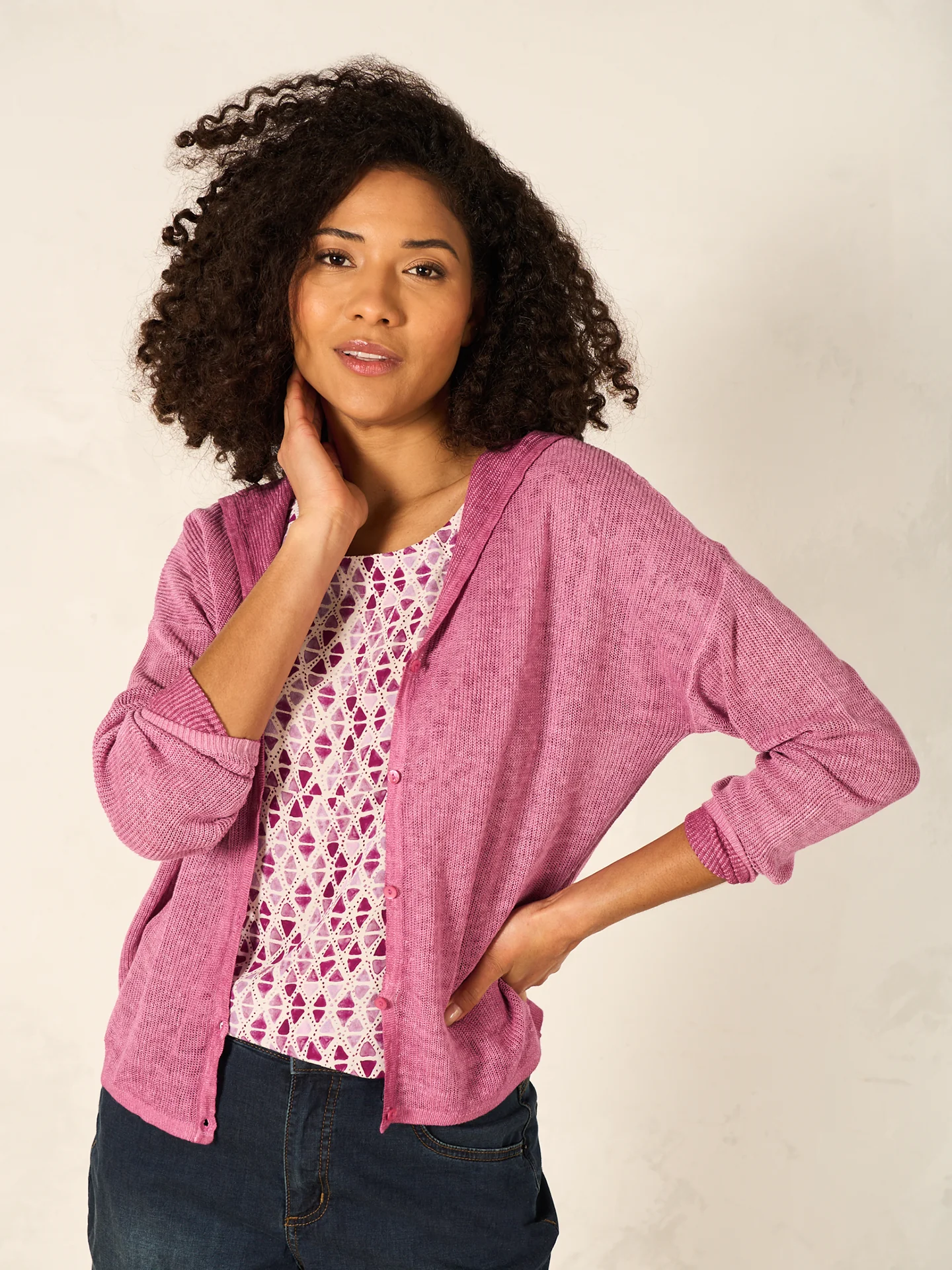 Leinenstrickjacke - Image 16