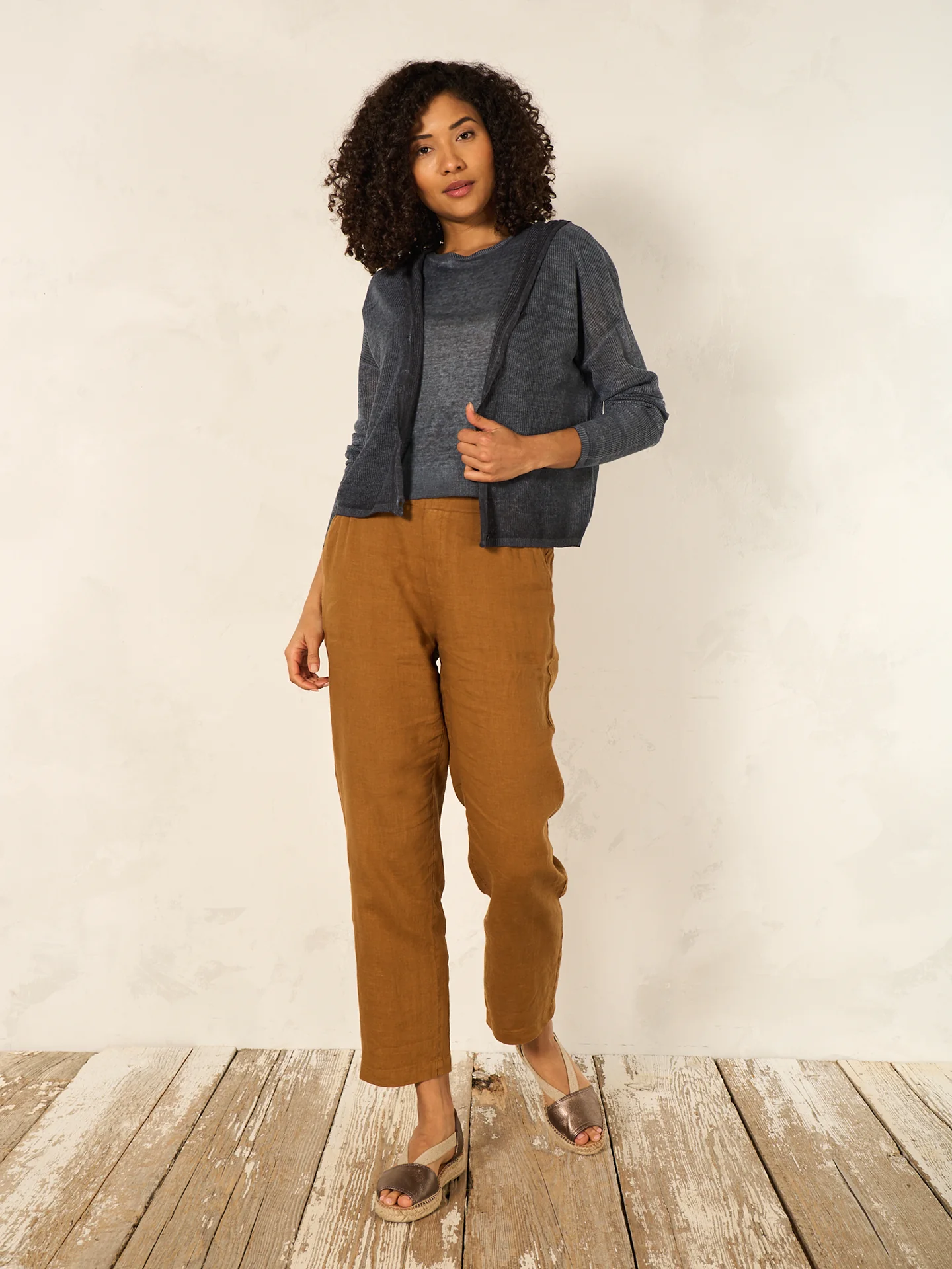 Leinenstrickjacke - Image 4