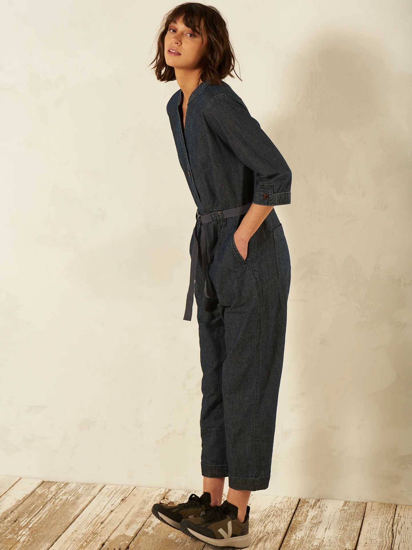 Jumpsuit mit Leinen - Image 5
