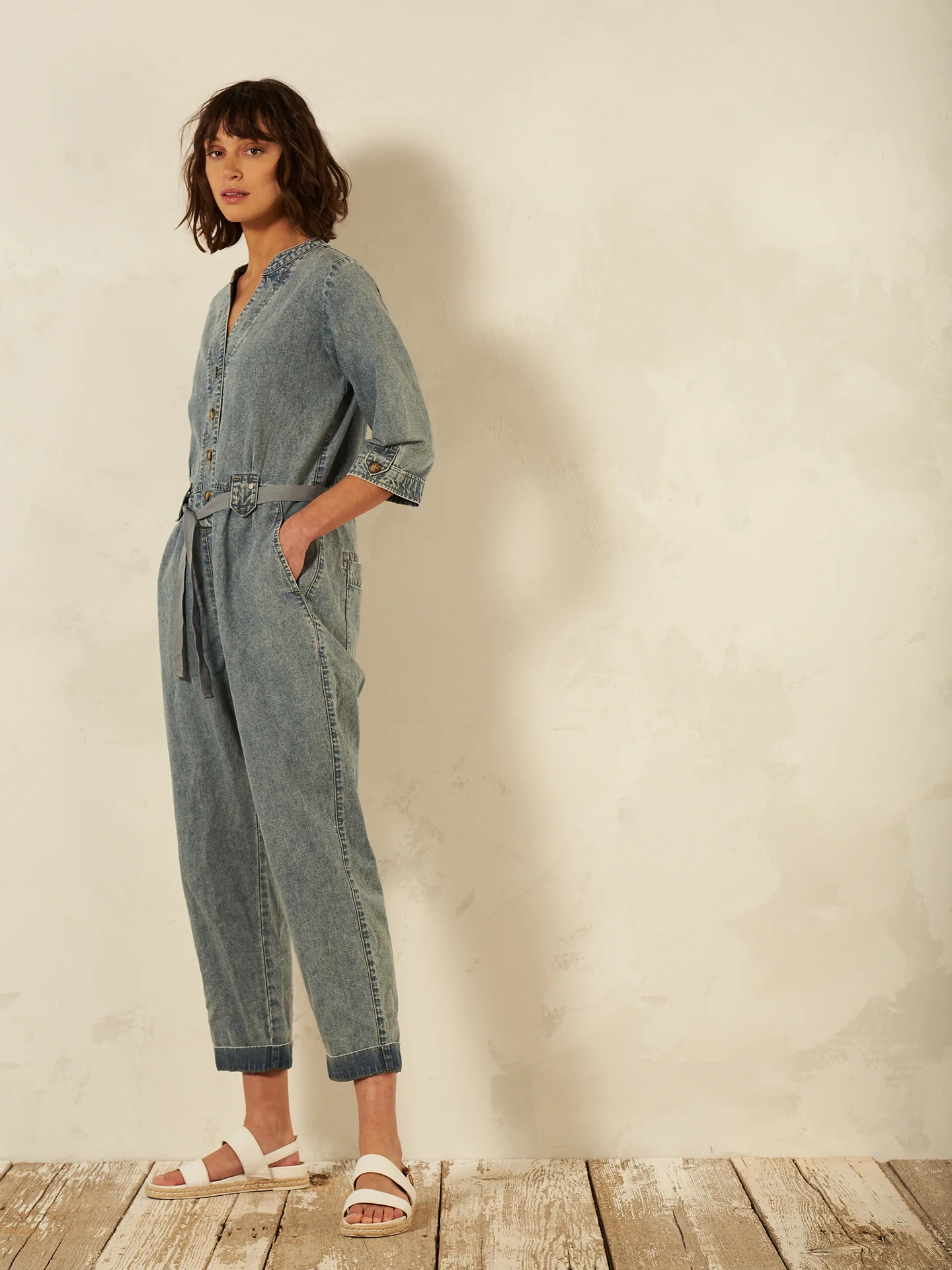Jumpsuit mit Leinen - Image 8