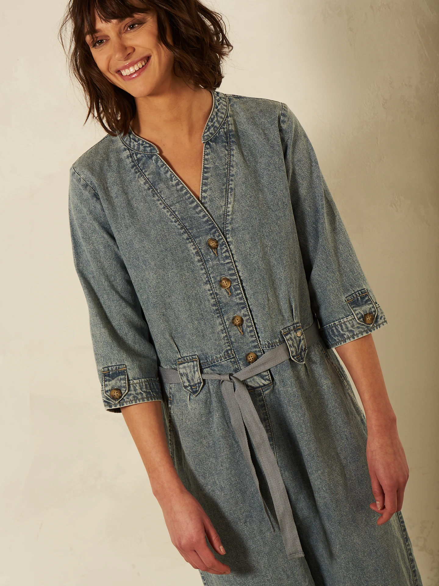Jumpsuit mit Leinen - Image 9