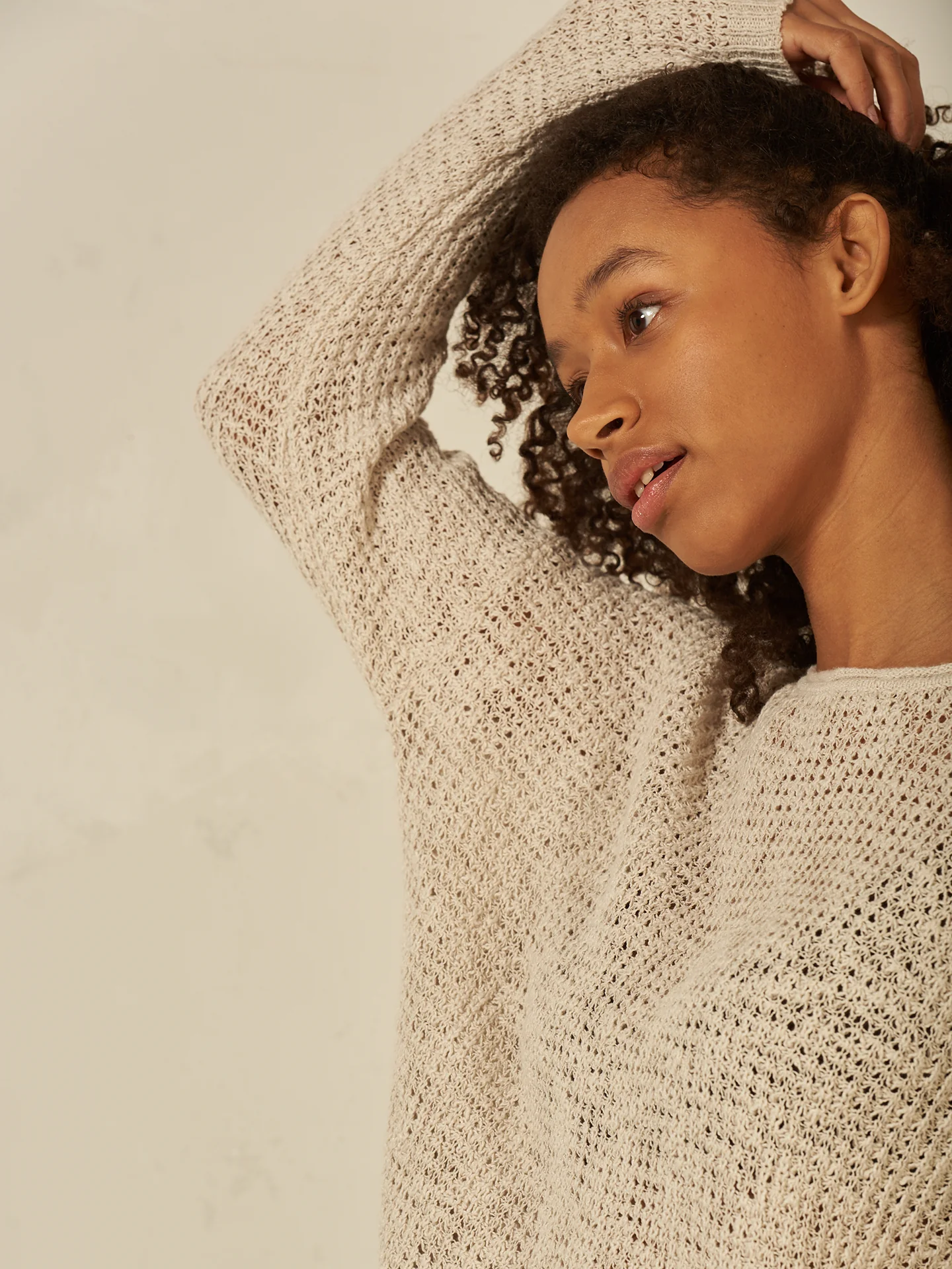 Pullover mit Rundauschnitt