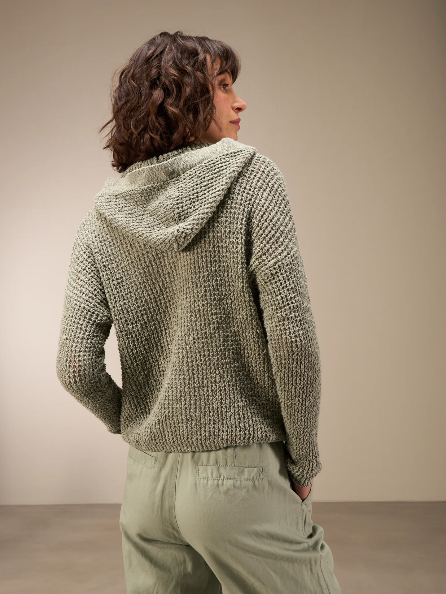 Strickjacke mit Kapuze - Image 5