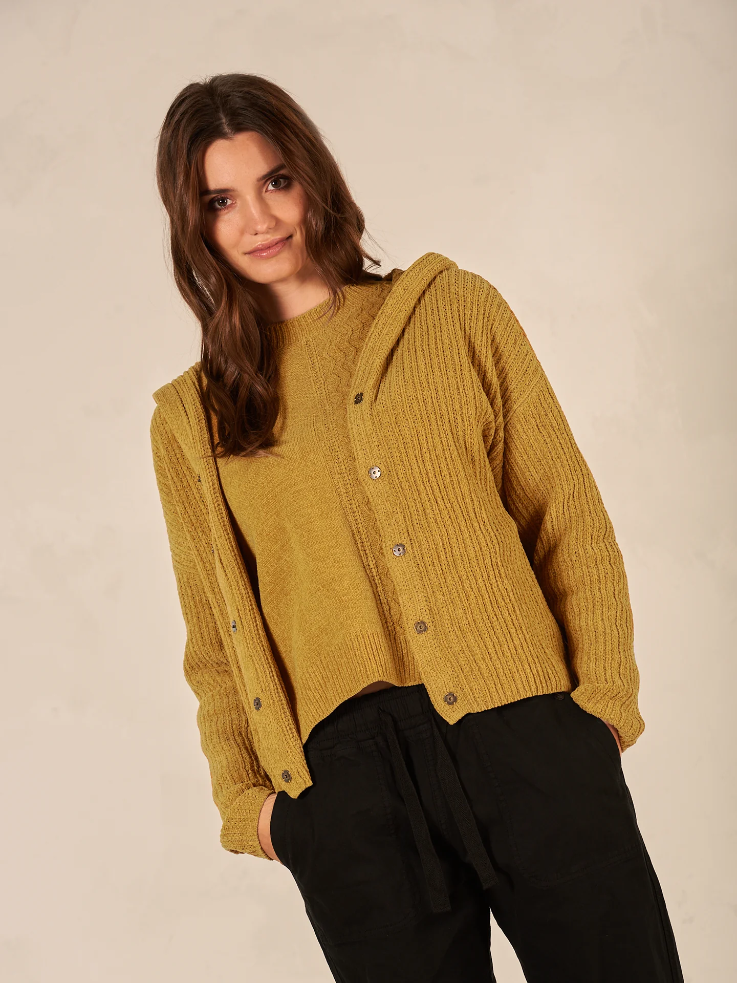 Strickjacke mit Kapuze - Image 12