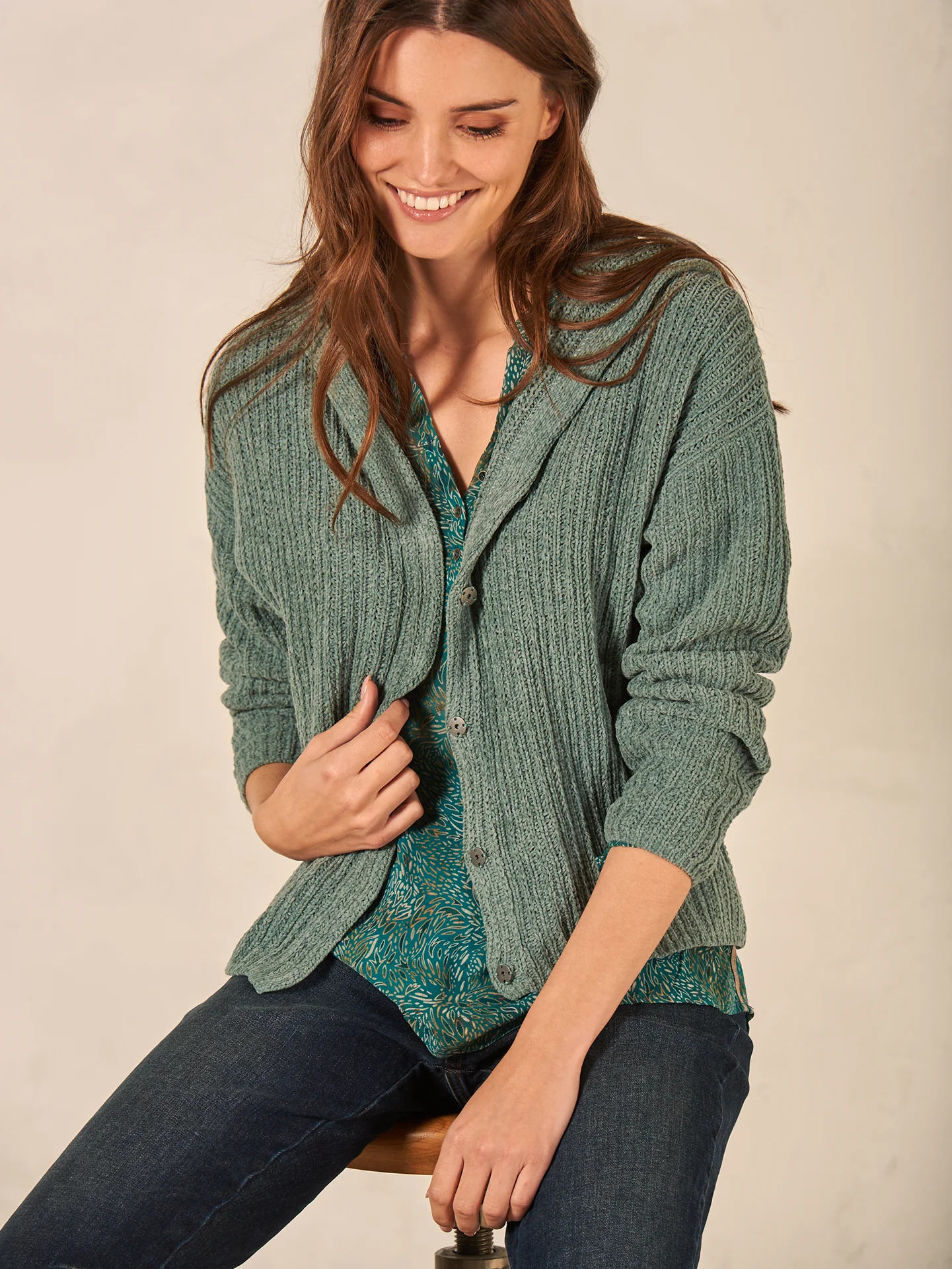 Strickjacke mit Kapuze - Image 17