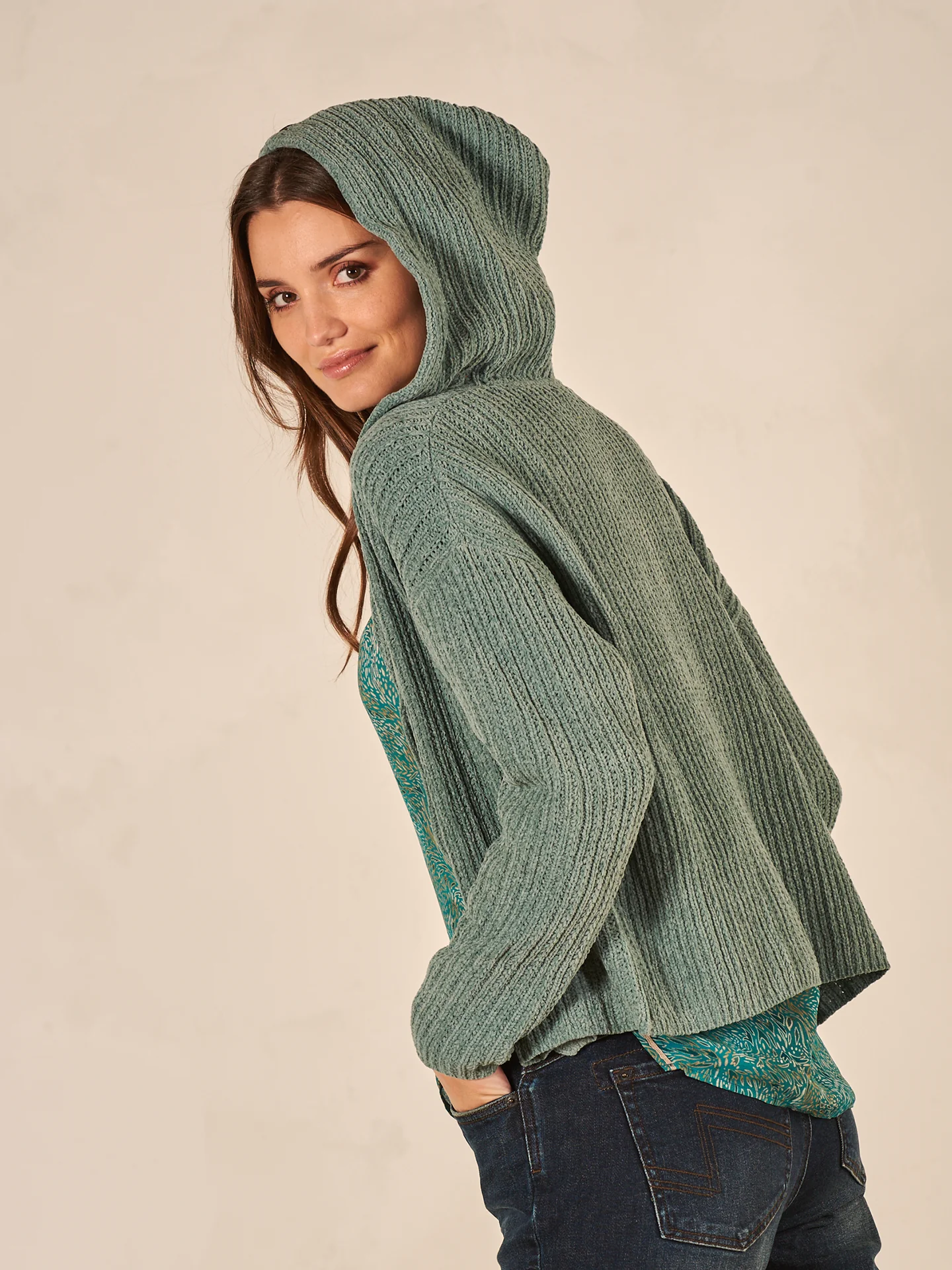 Strickjacke mit Kapuze - Image 19