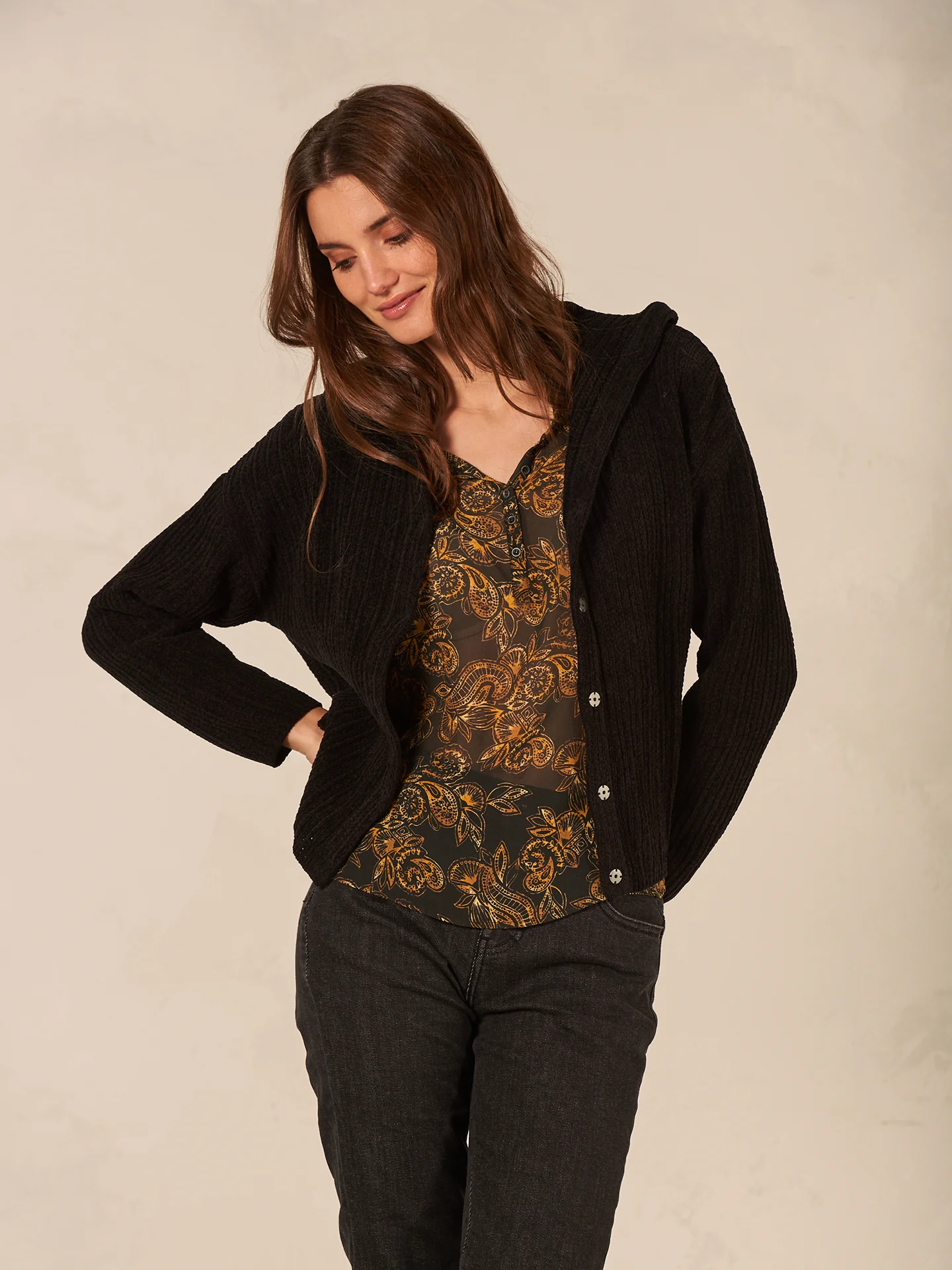 Strickjacke mit Kapuze - Image 7